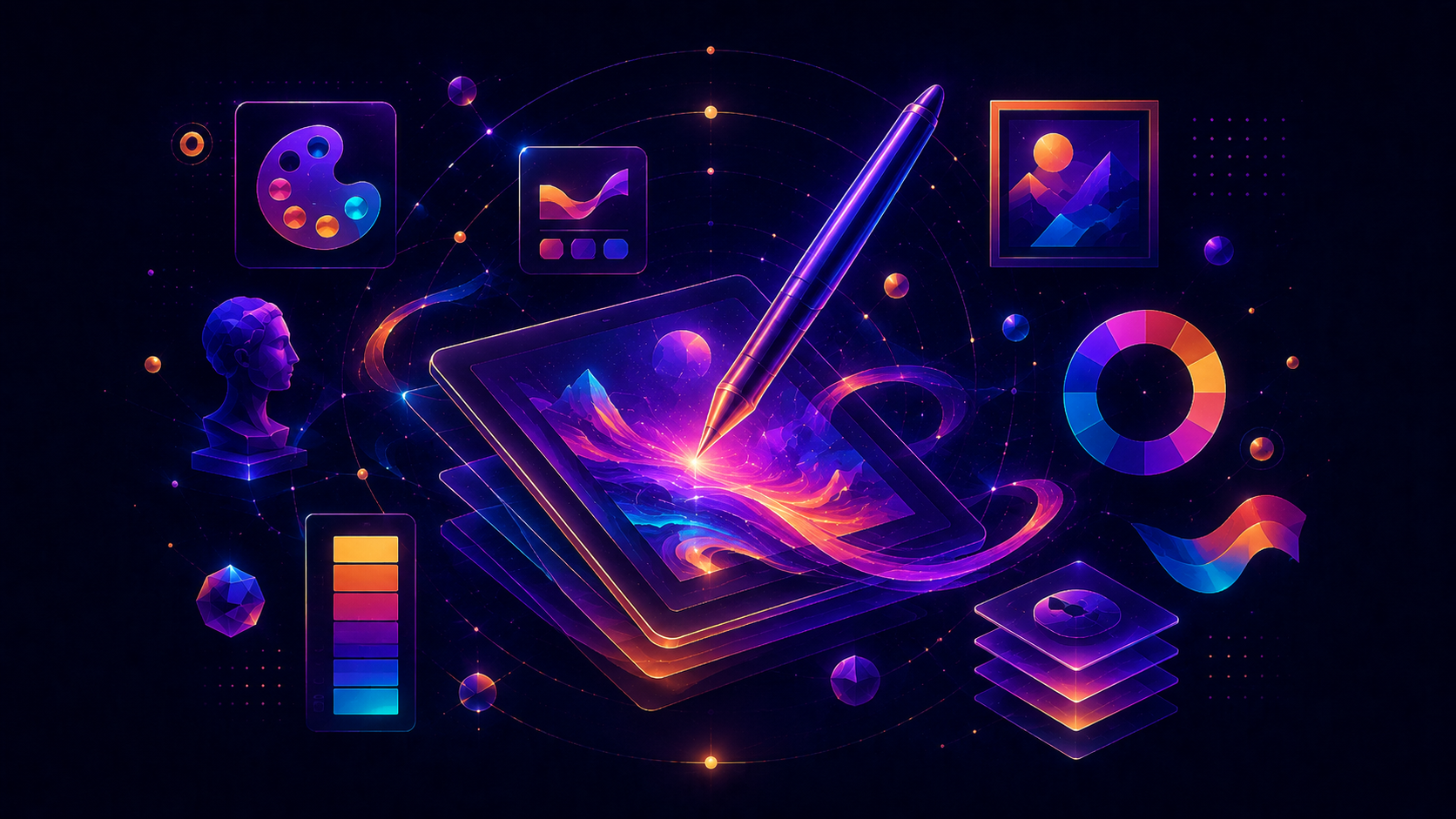 Ilustración de El arte digital se ha convertido en un nuevo estudio visual