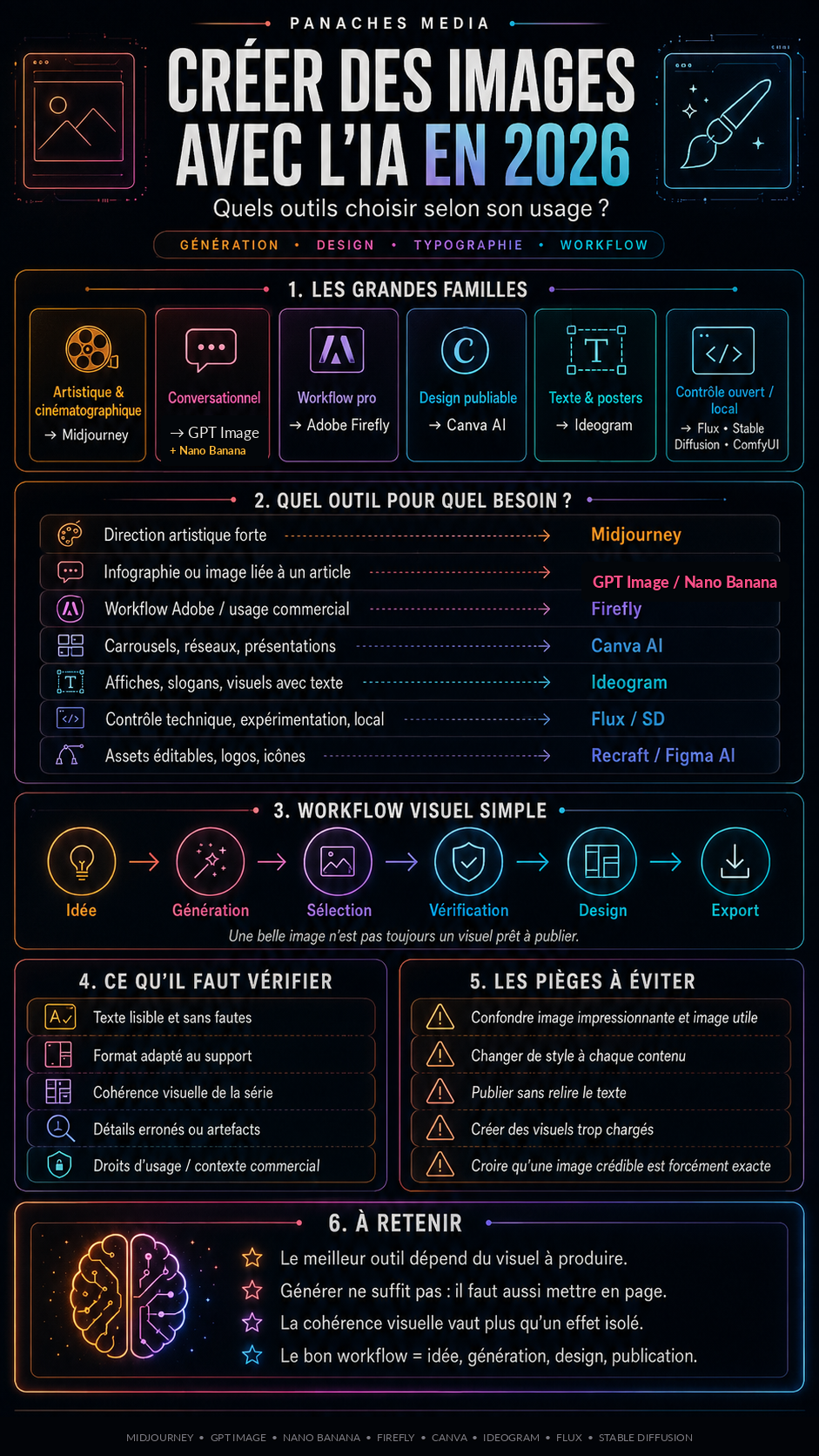Illustration de Créer des images avec l’IA en 2026 : quels outils choisir selon son usage ?
