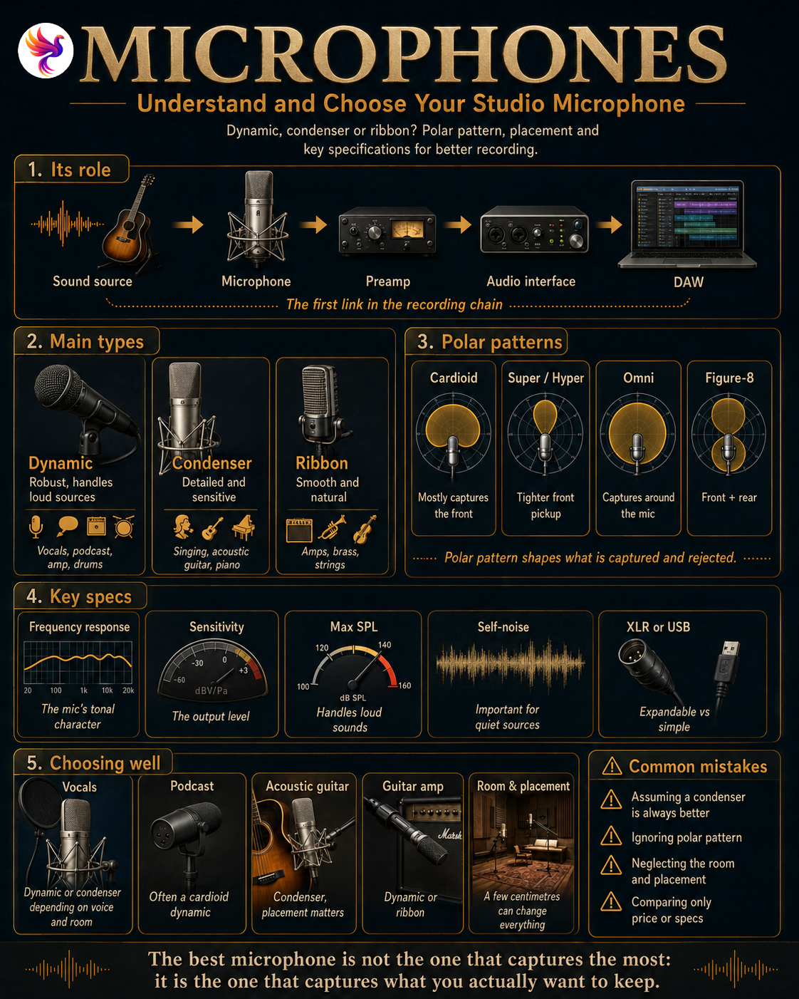 Illustration for Studio microphones: understand and choose your microphone