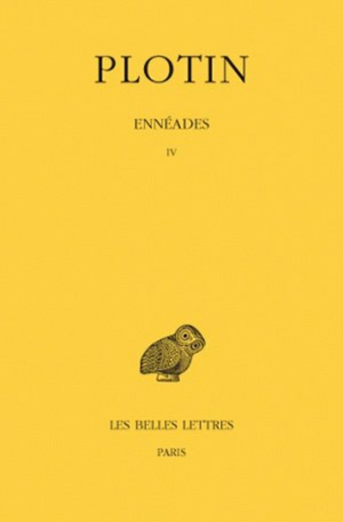 Plotinus: Enneads IV
