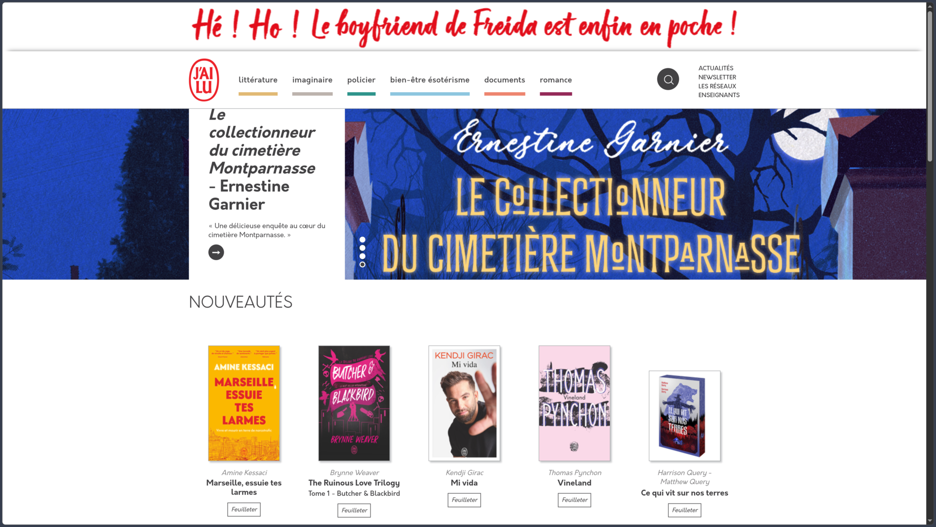 J'ai lu