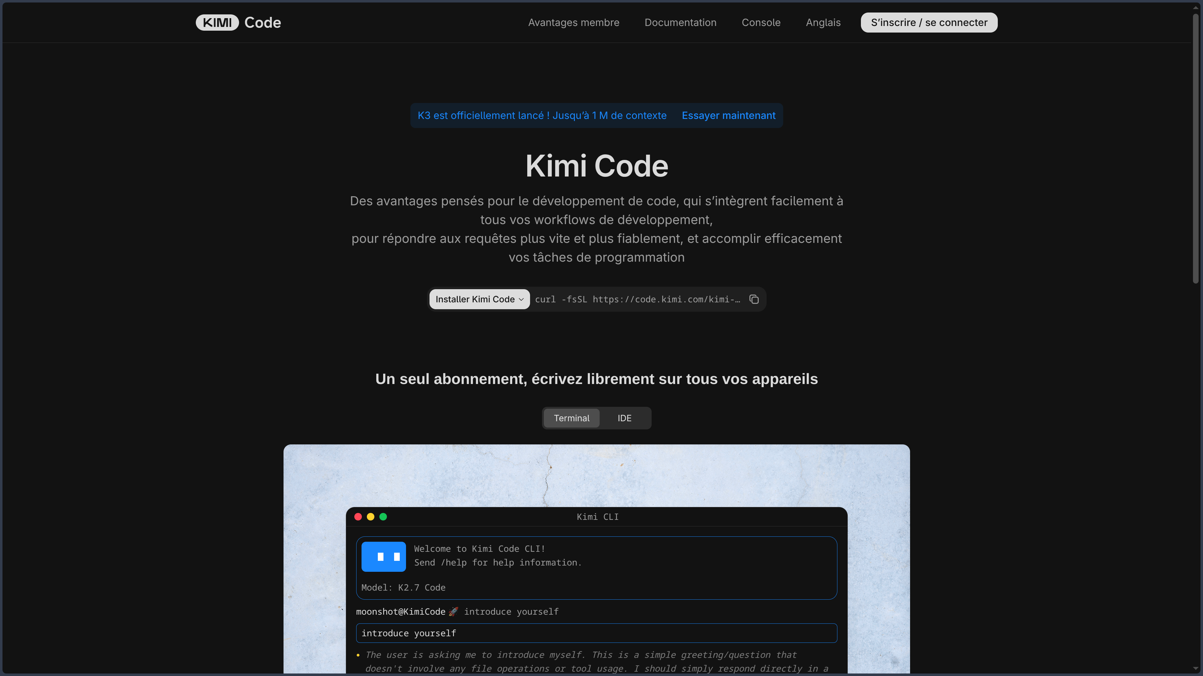 Kimi screenshot