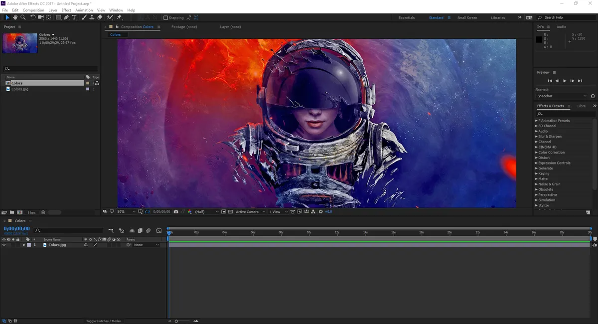 Adobe After Effects screenshot