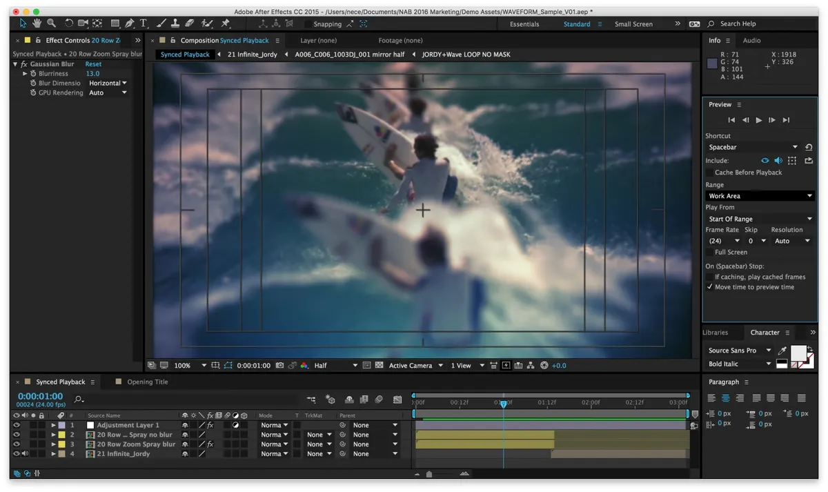 Adobe After Effects screenshot