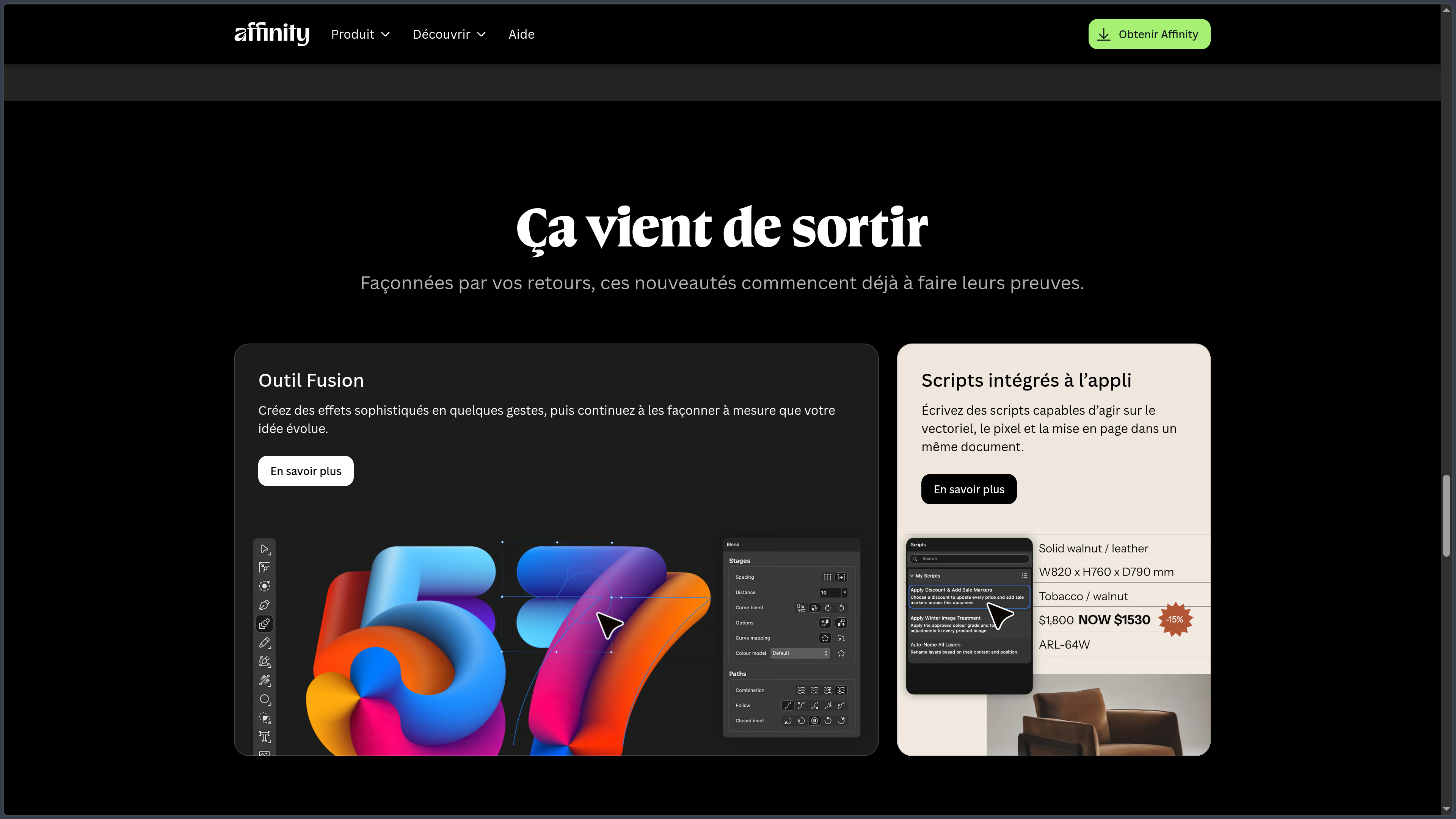 Affinity screenshot