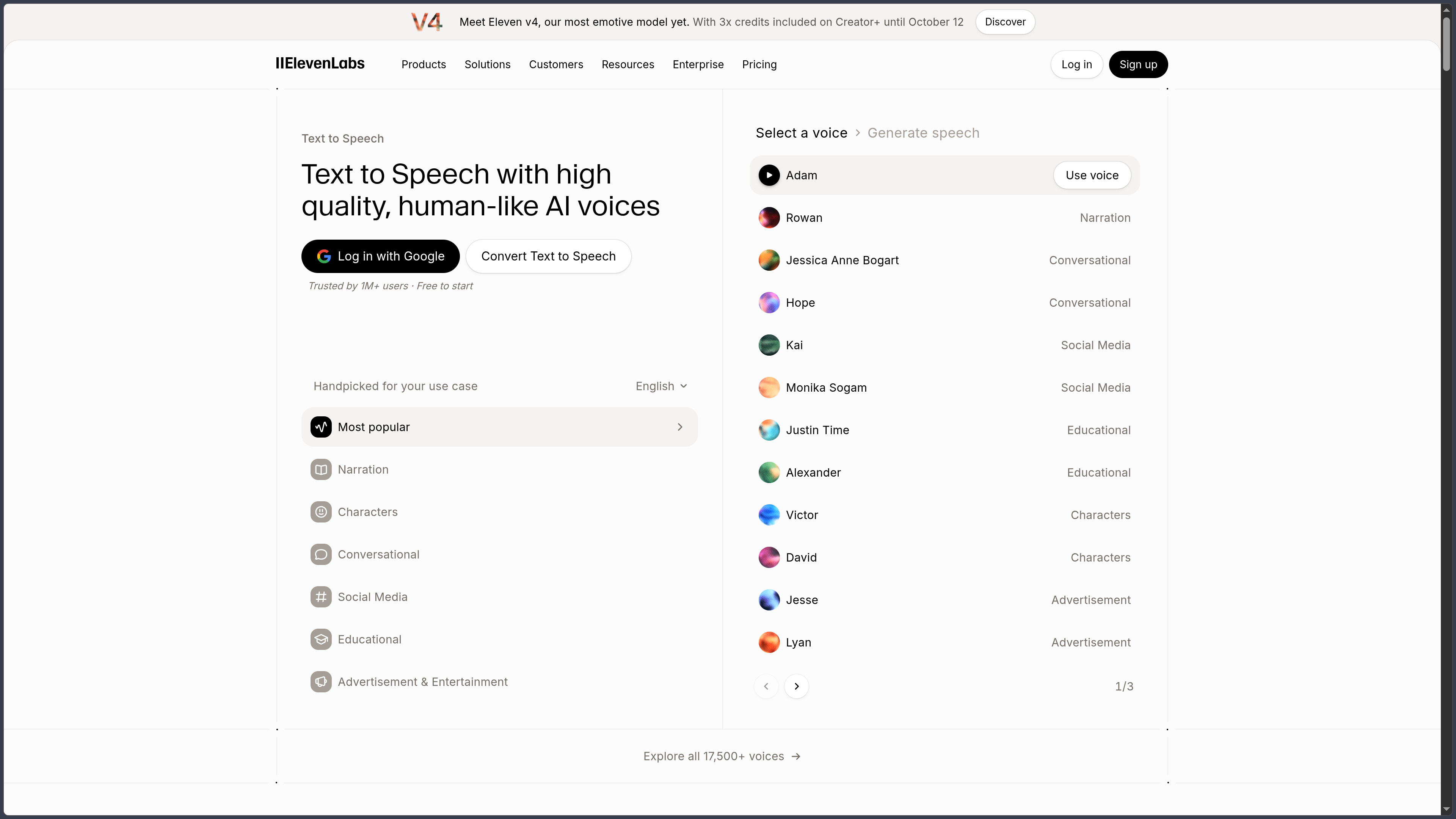 ElevenLabs screenshot