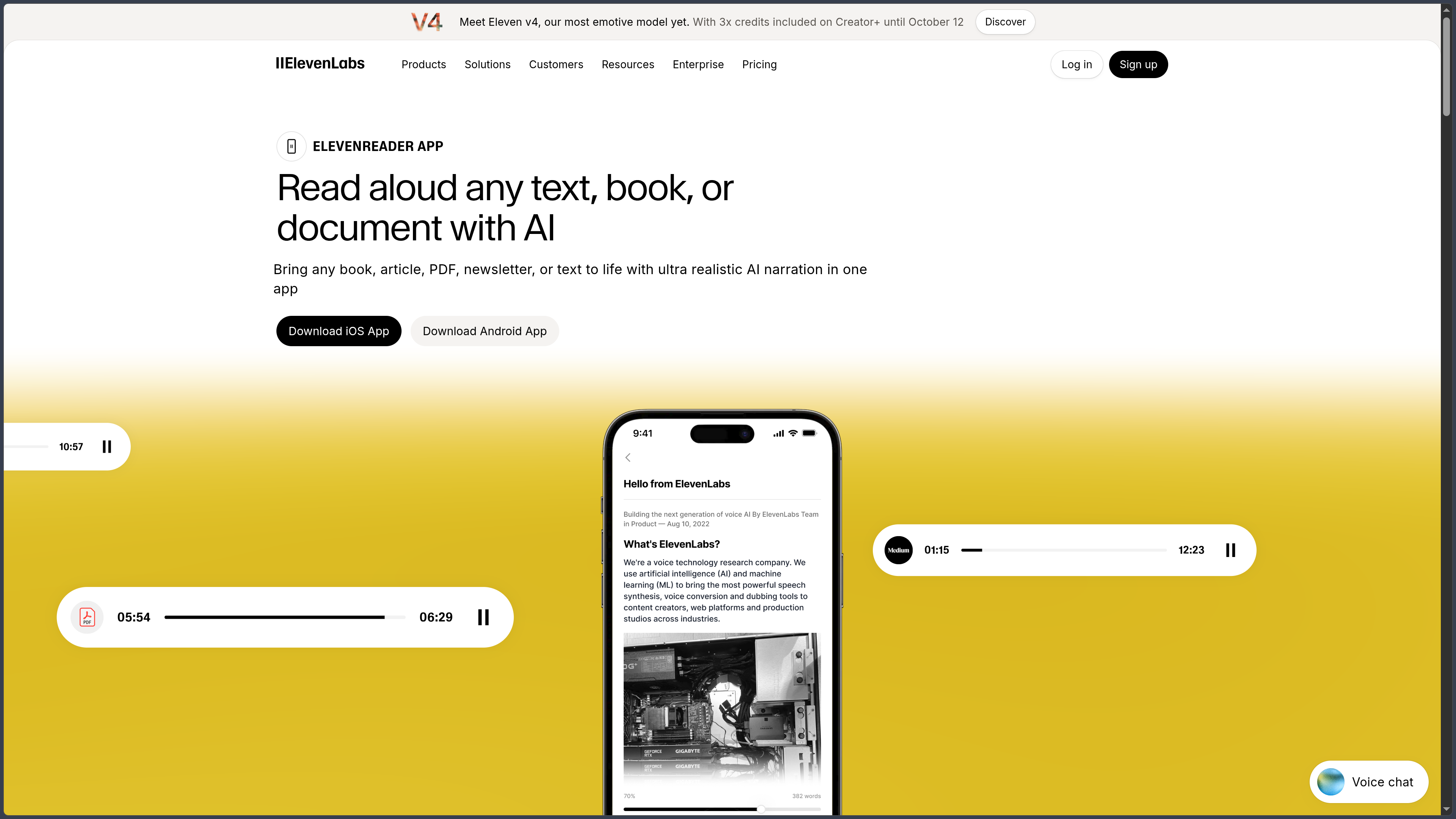 ElevenReader screenshot