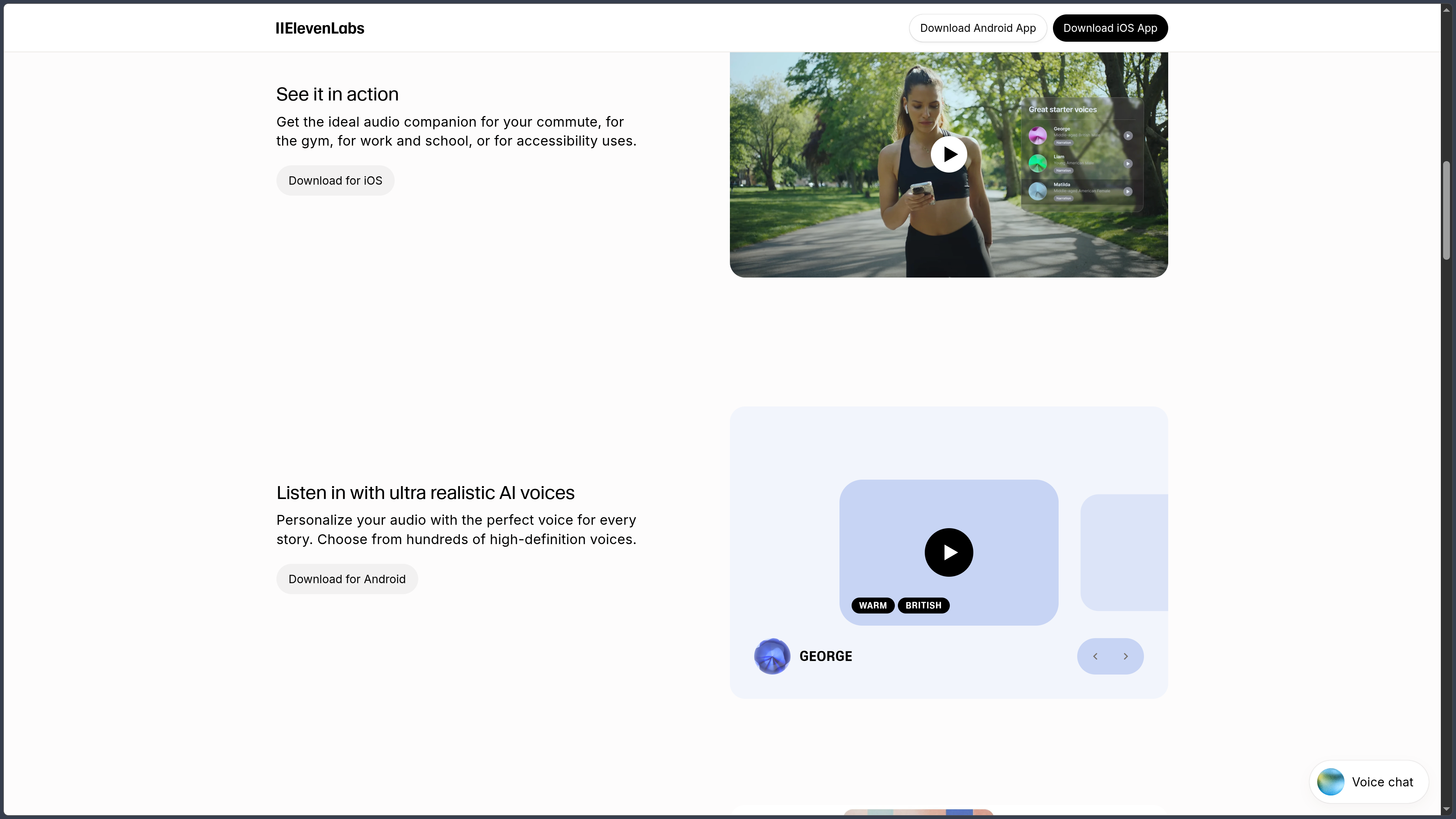 ElevenReader screenshot
