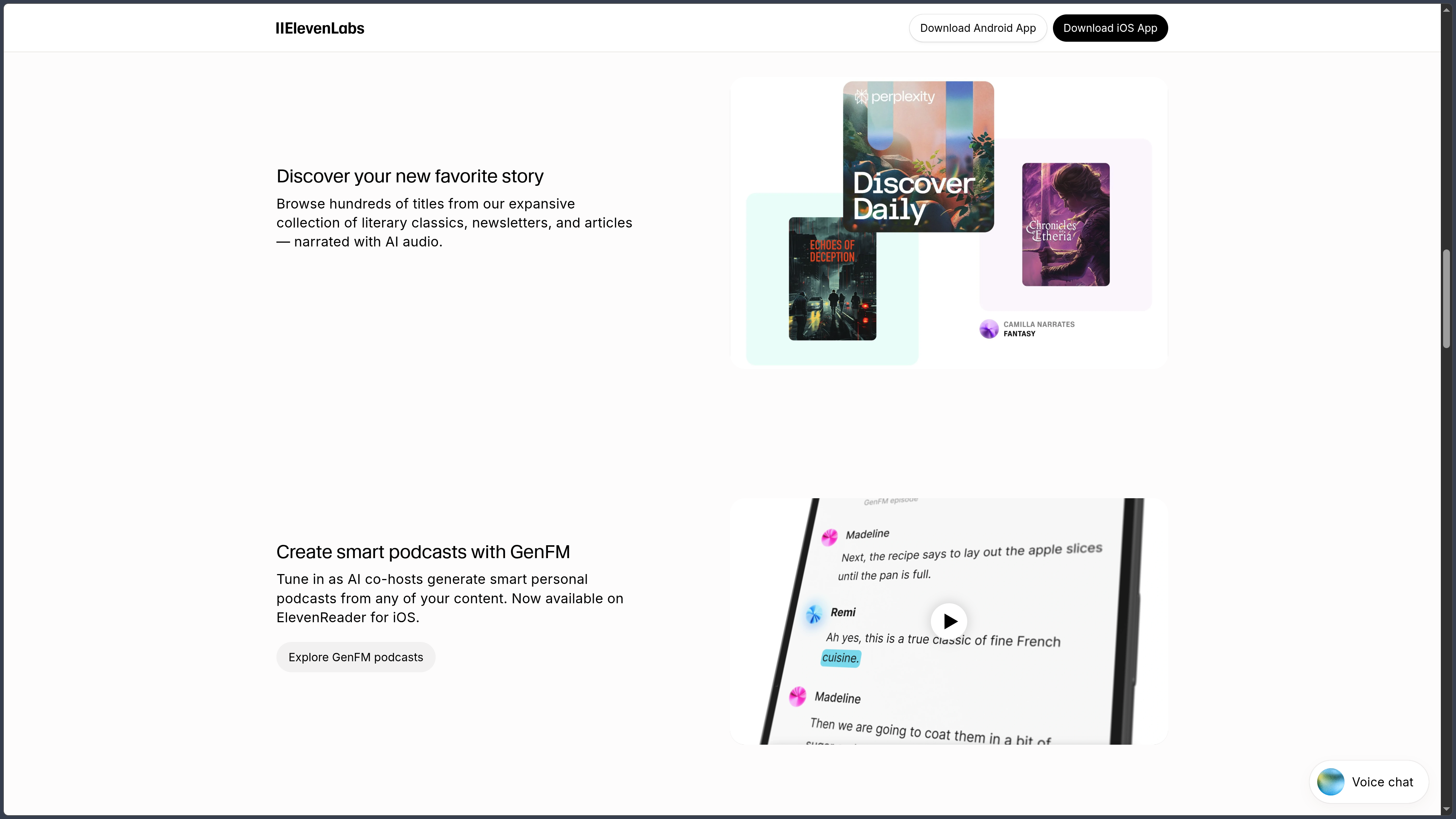 ElevenReader screenshot