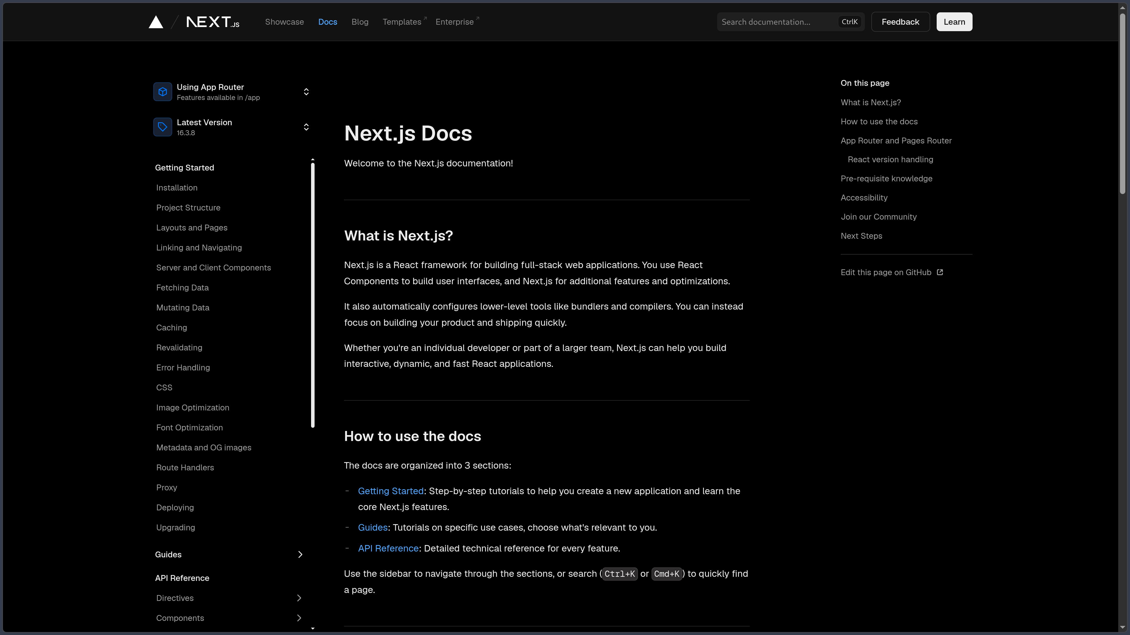 Next.js screenshot