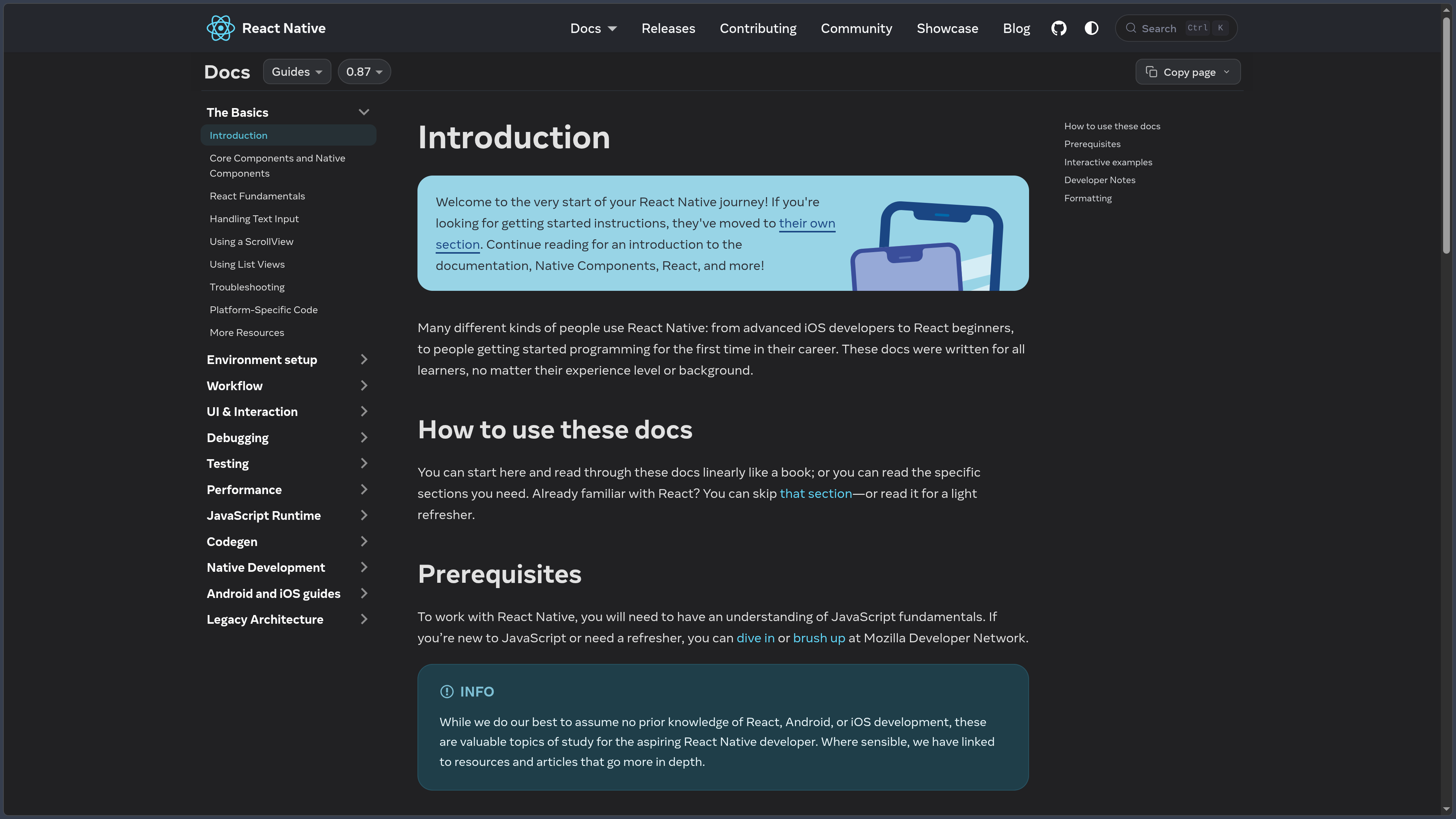 React Native screenshot