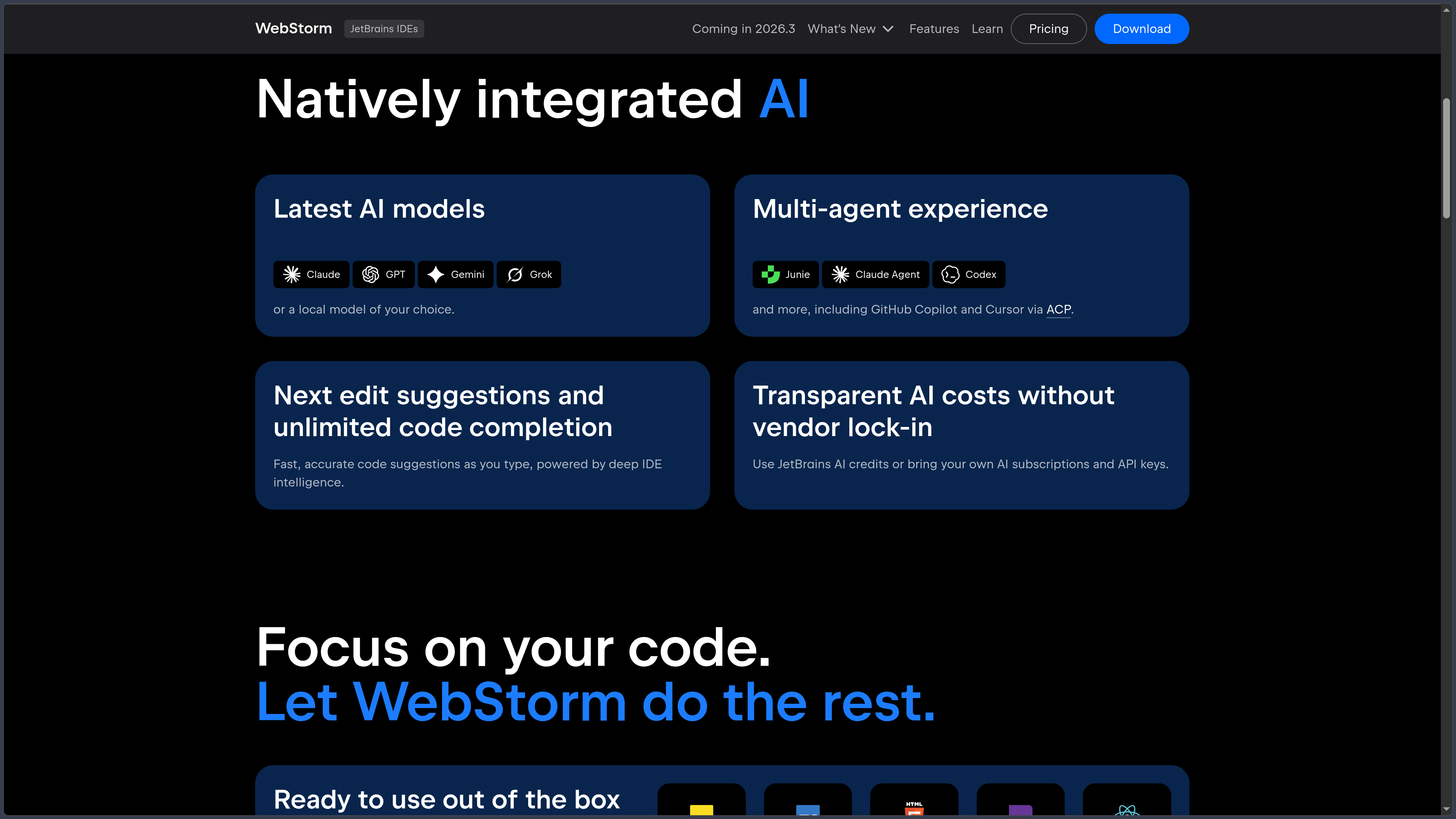 WebStorm screenshot