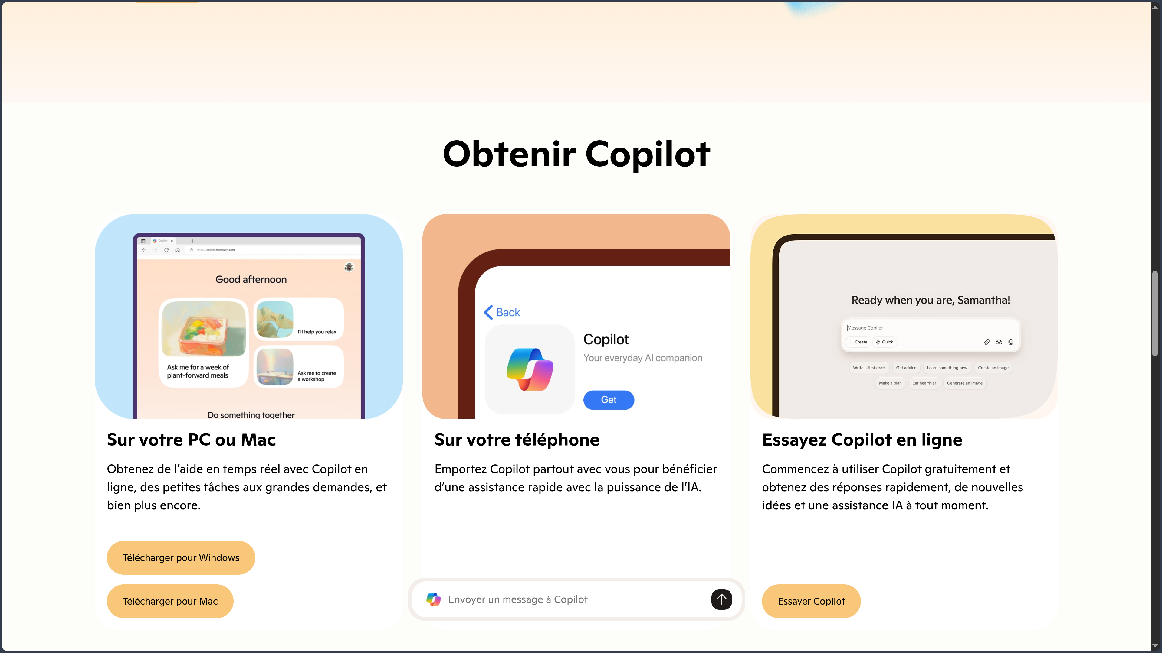 Microsoft Copilot screenshot