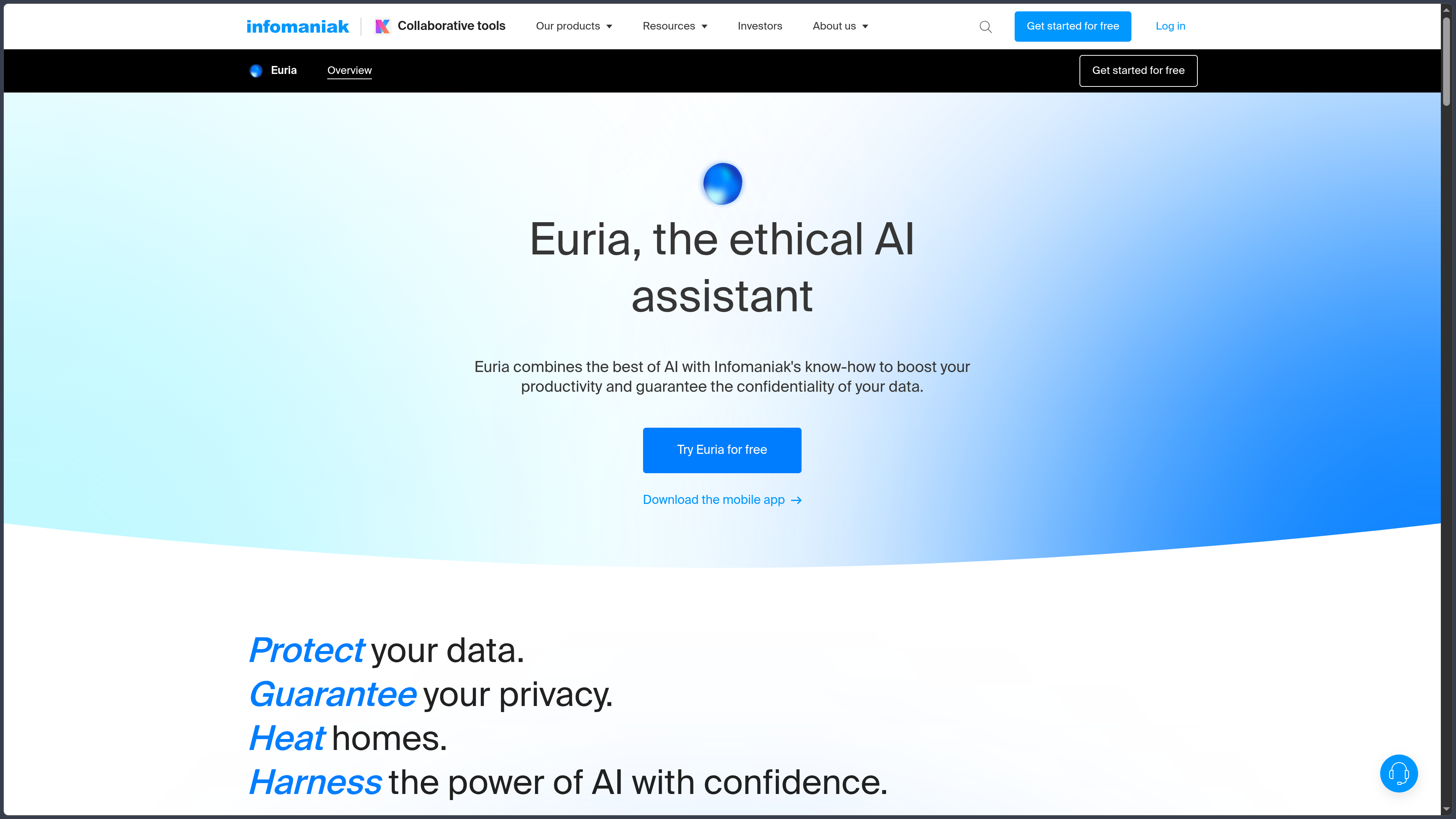 Euria screenshot