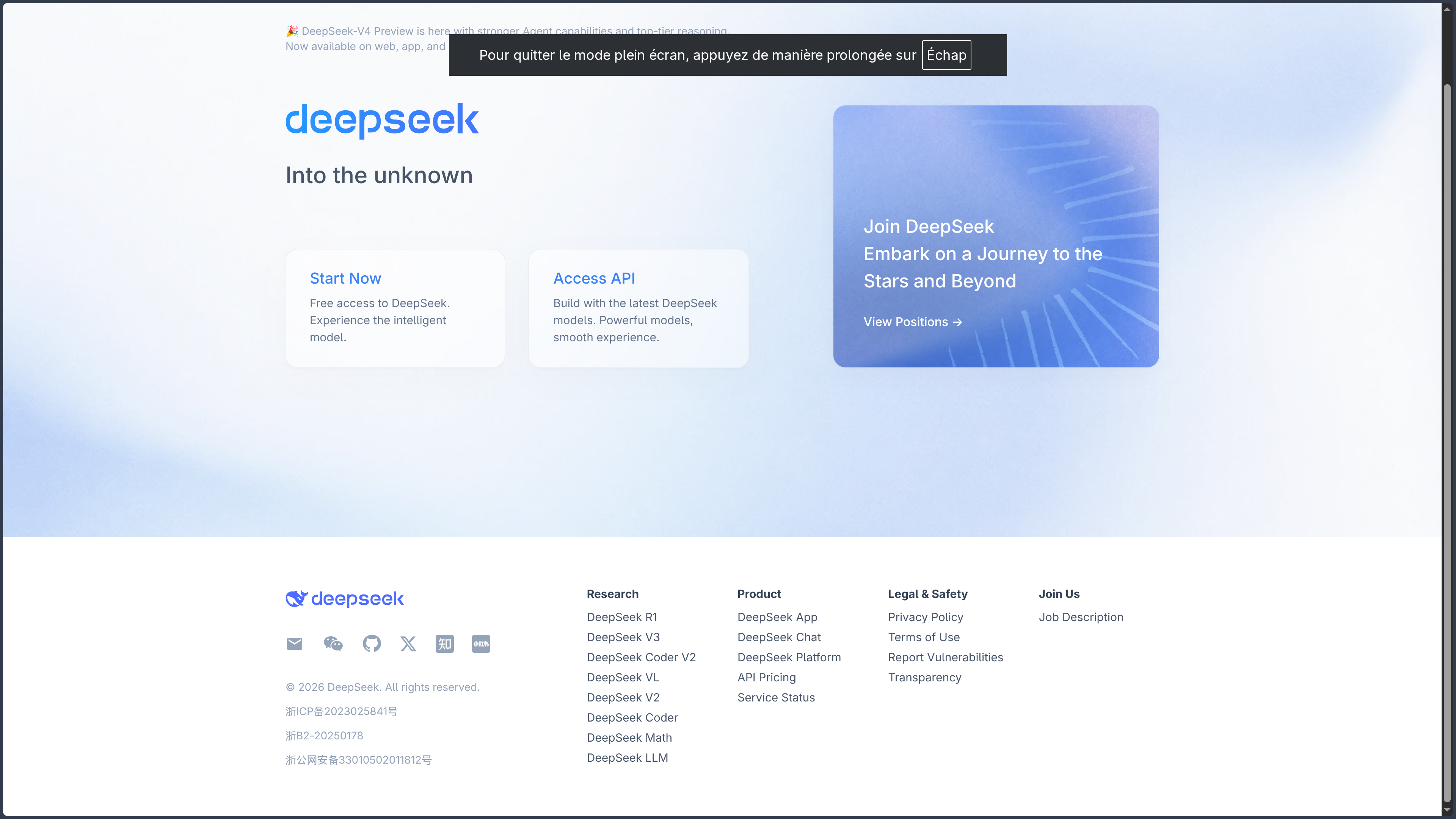 DeepSeek screenshot