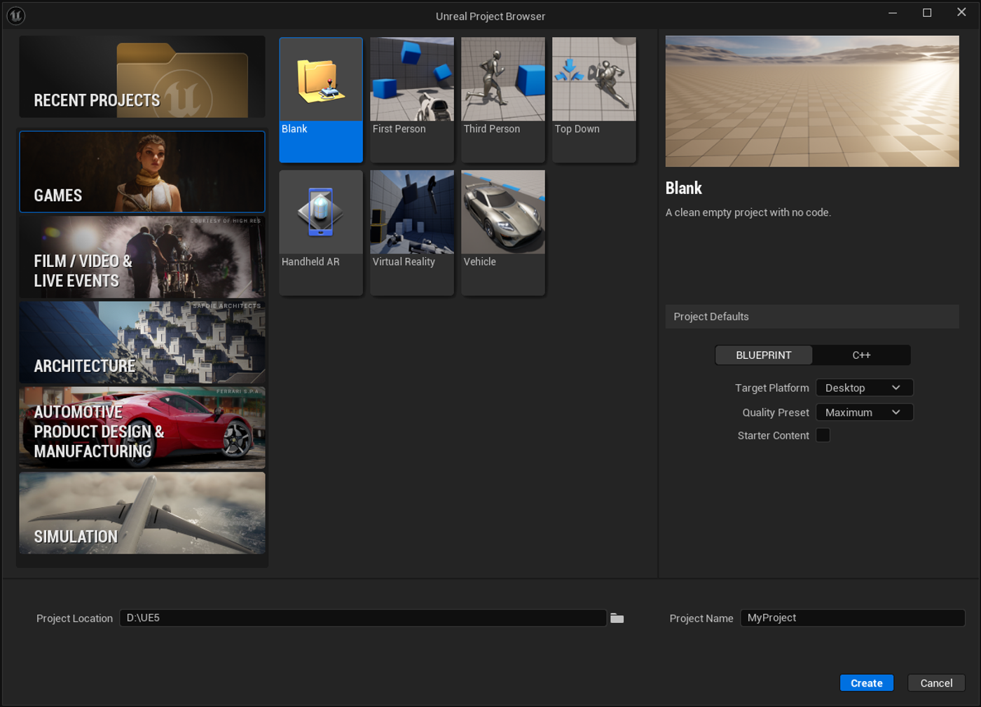 Unreal Engine screenshot