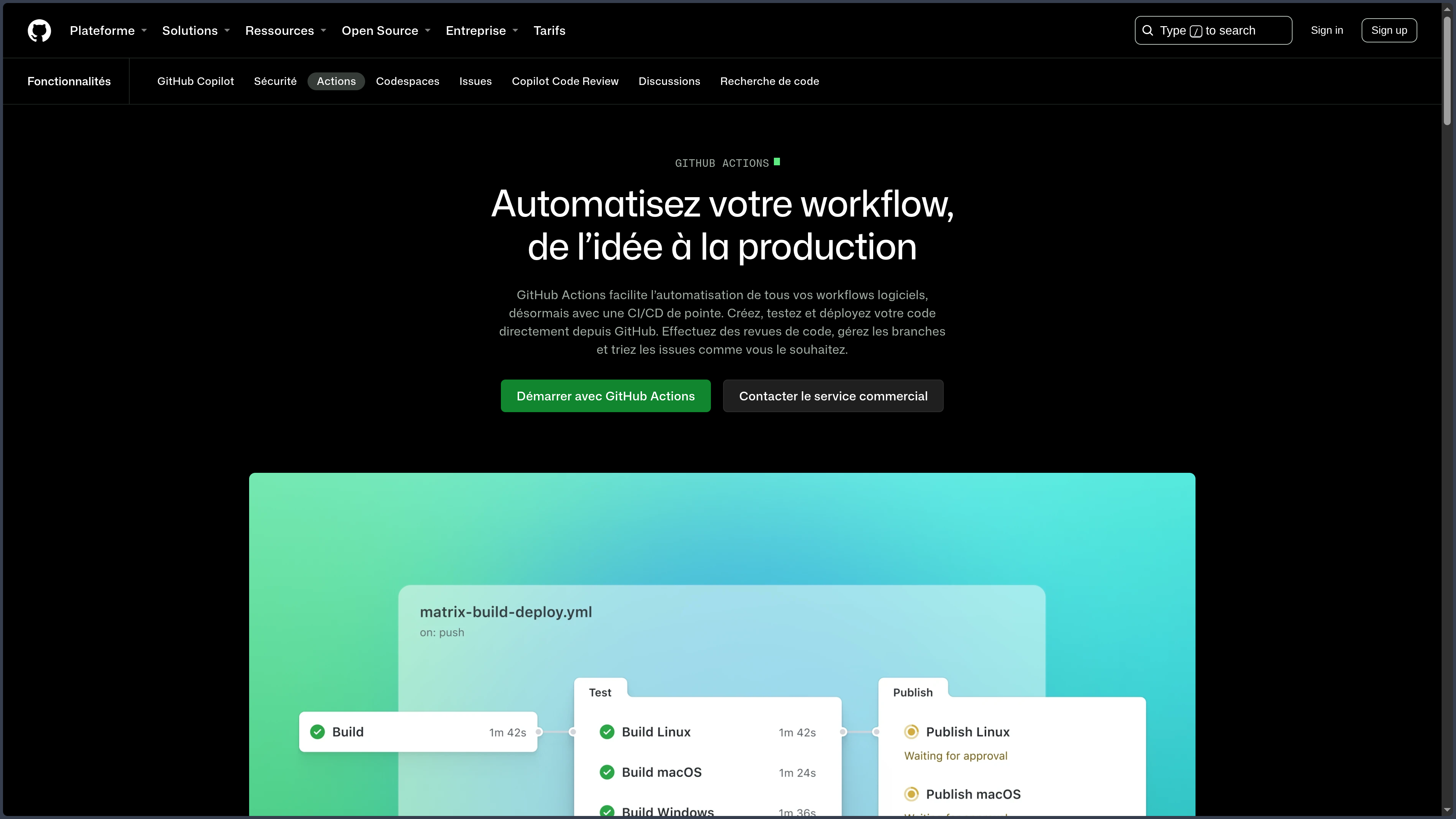 GitHub screenshot