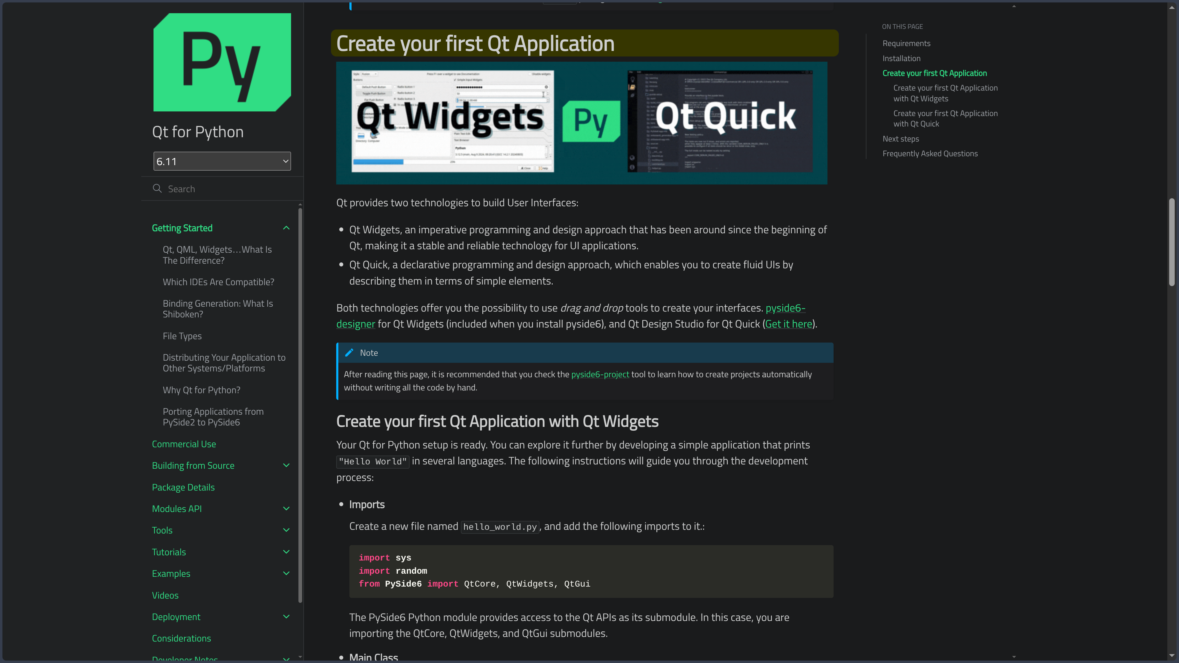 PySide6 screenshot
