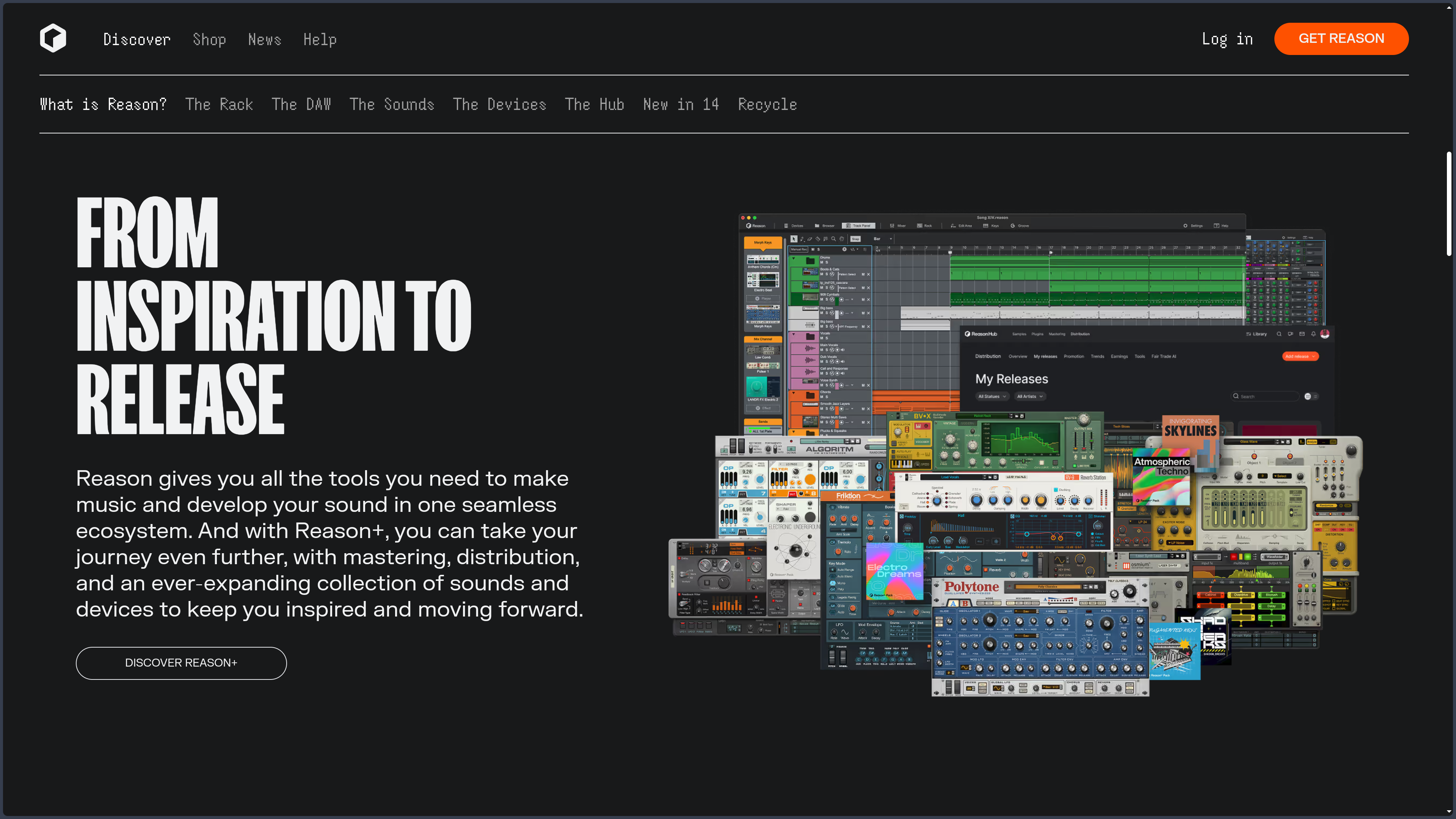 Reason screenshot