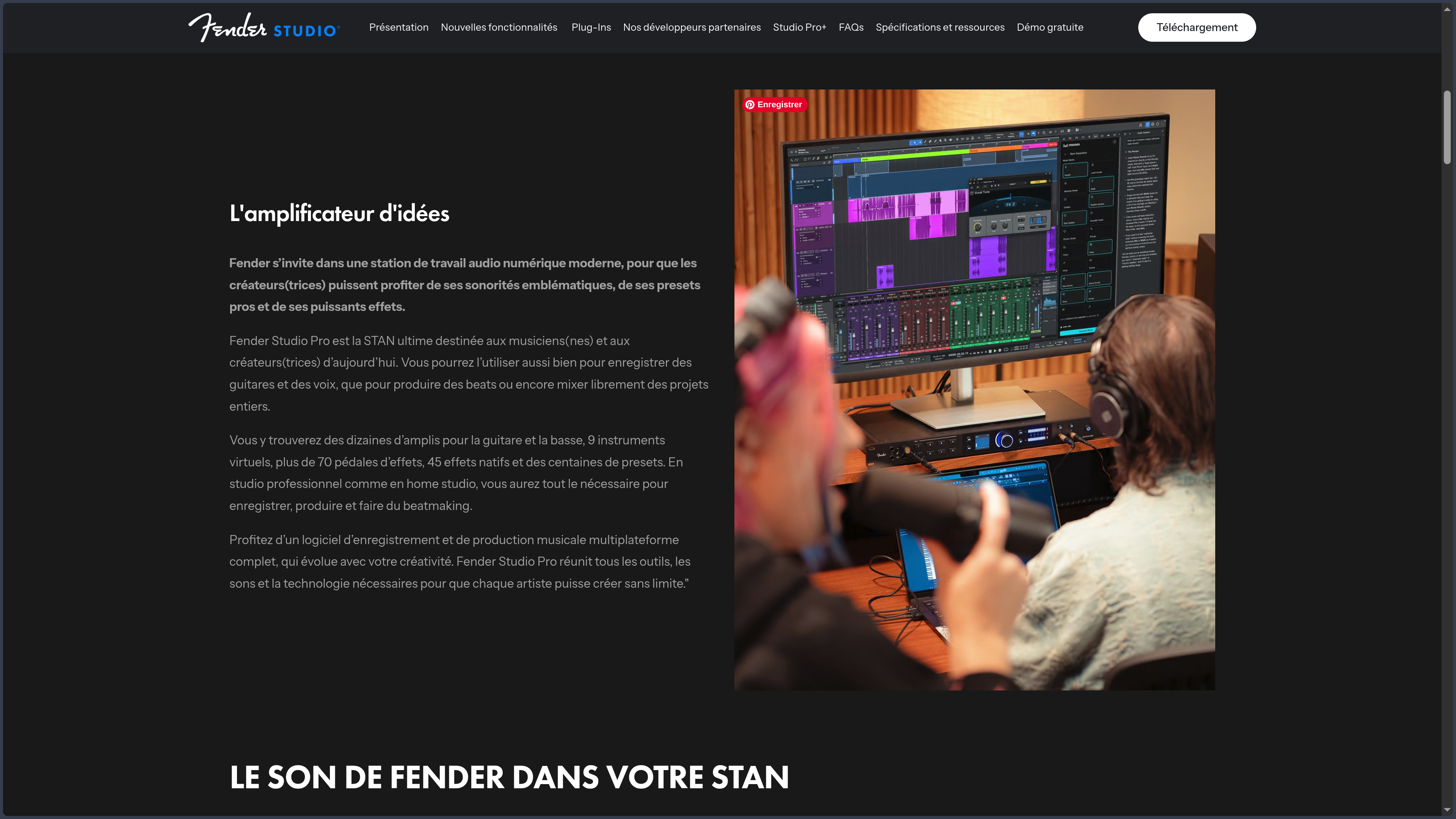 Fender Studio Pro screenshot