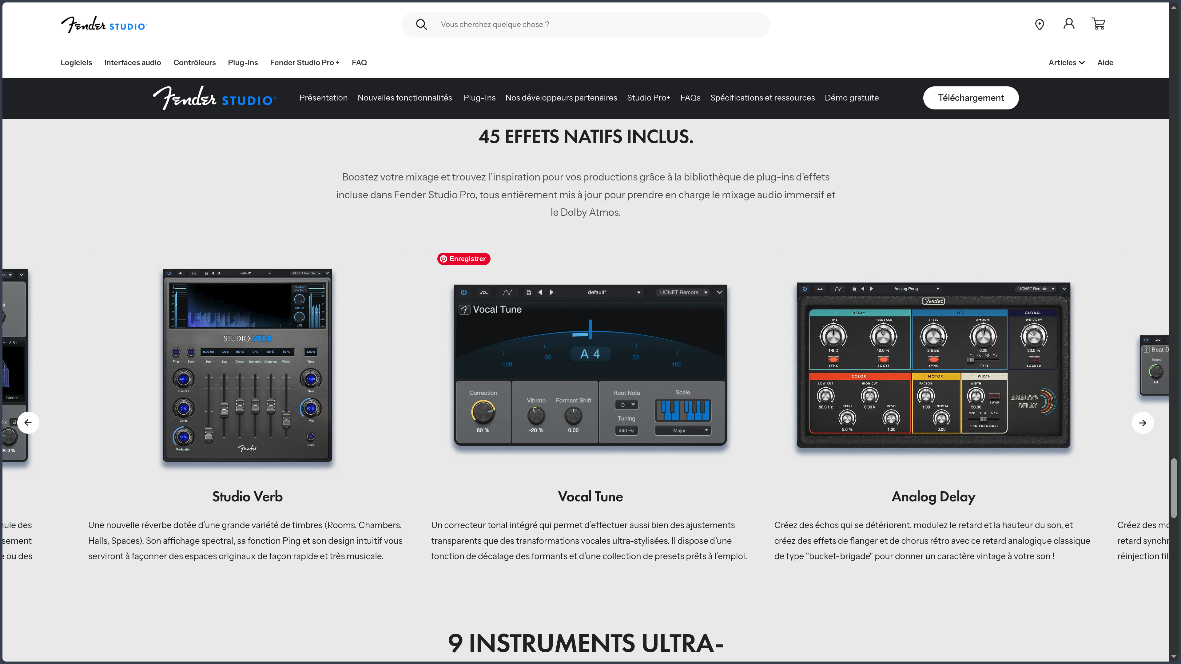 Fender Studio Pro screenshot