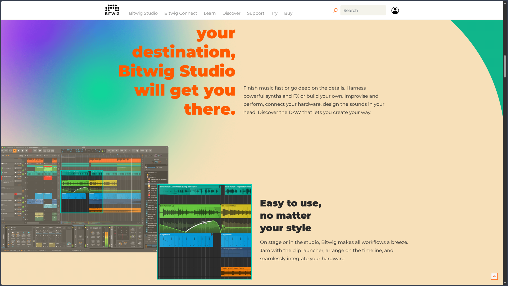 Bitwig Studio screenshot