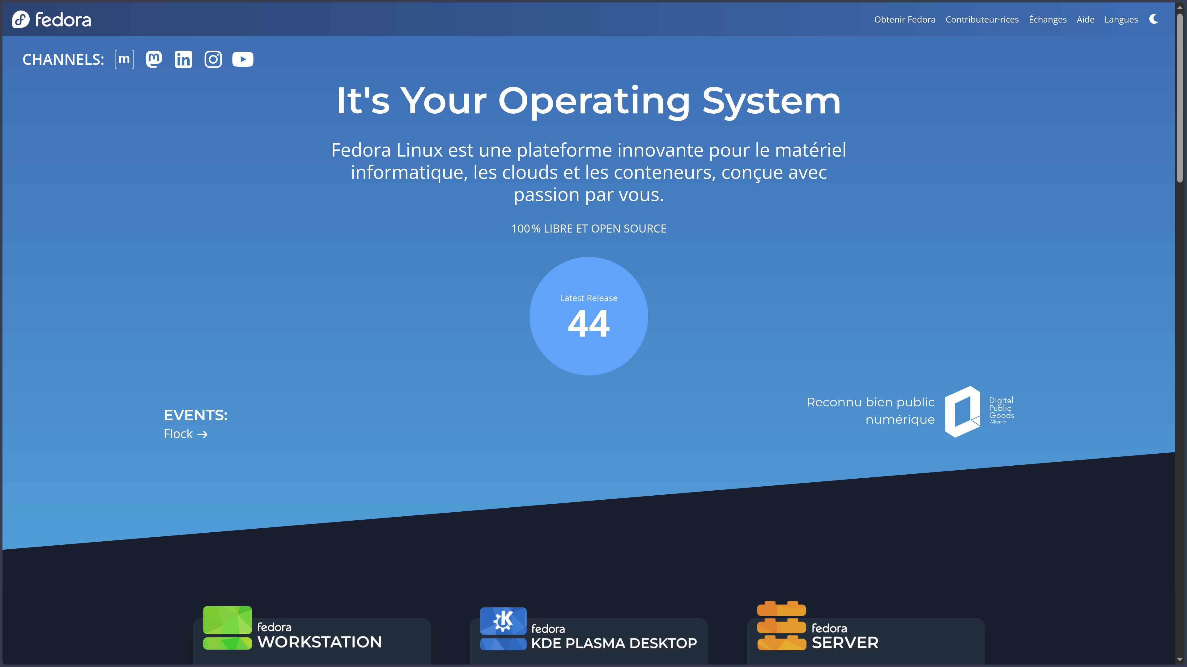 Fedora Linux screenshot