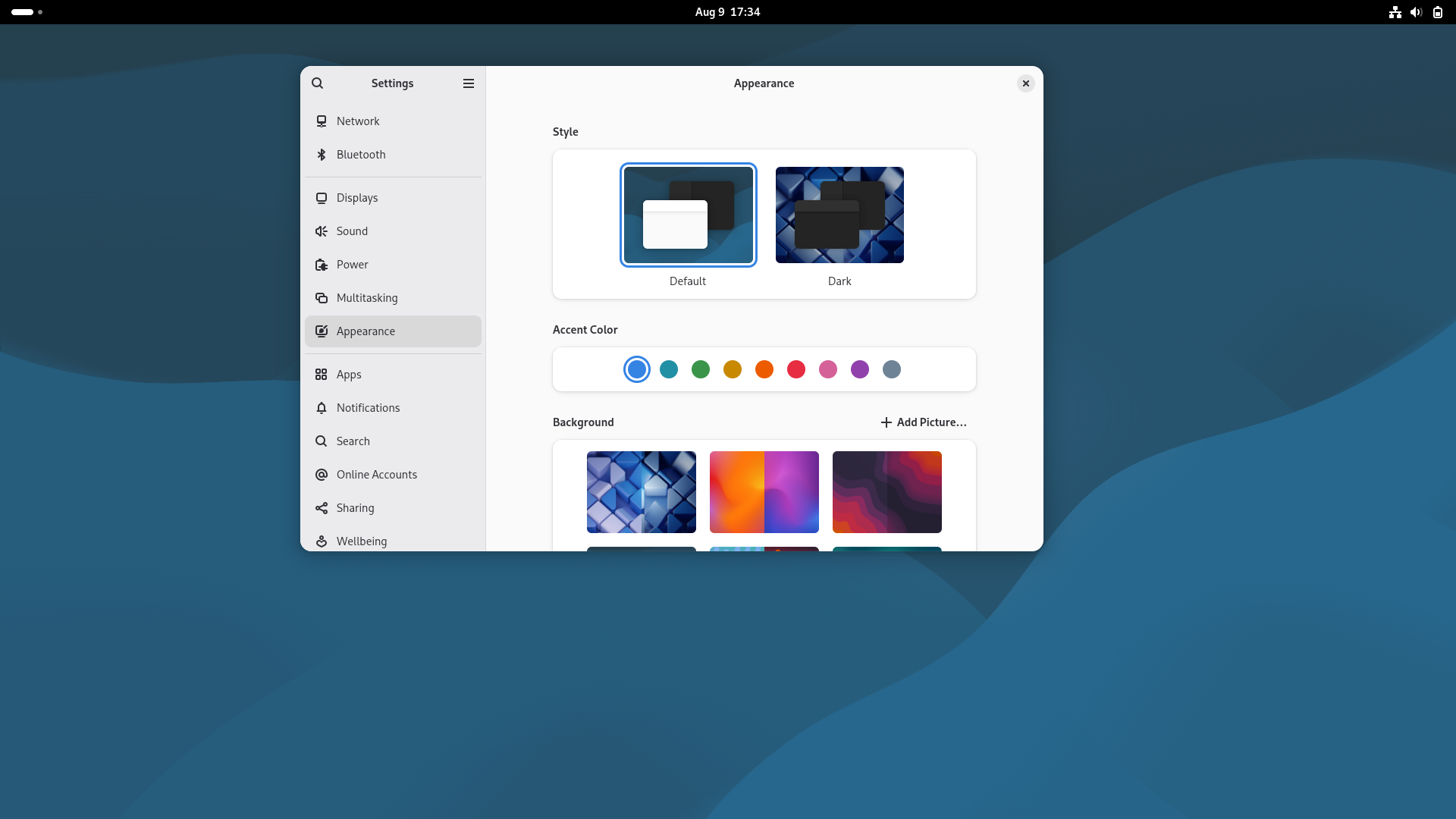 Debian screenshot