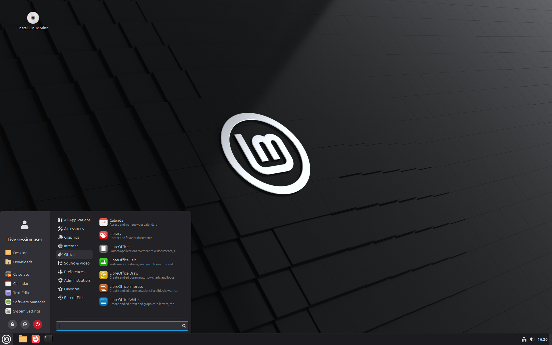 Linux Mint screenshot