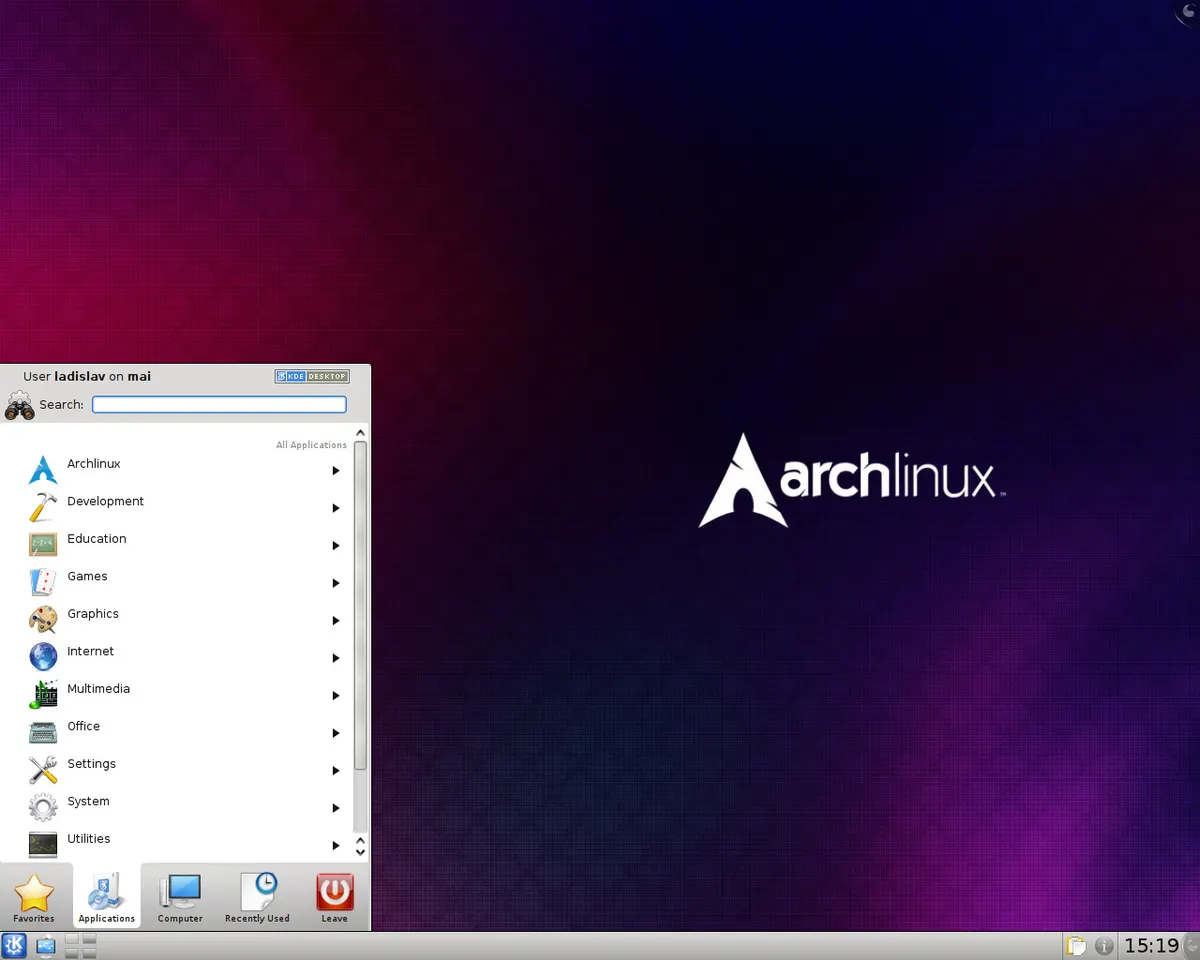 Arch Linux screenshot