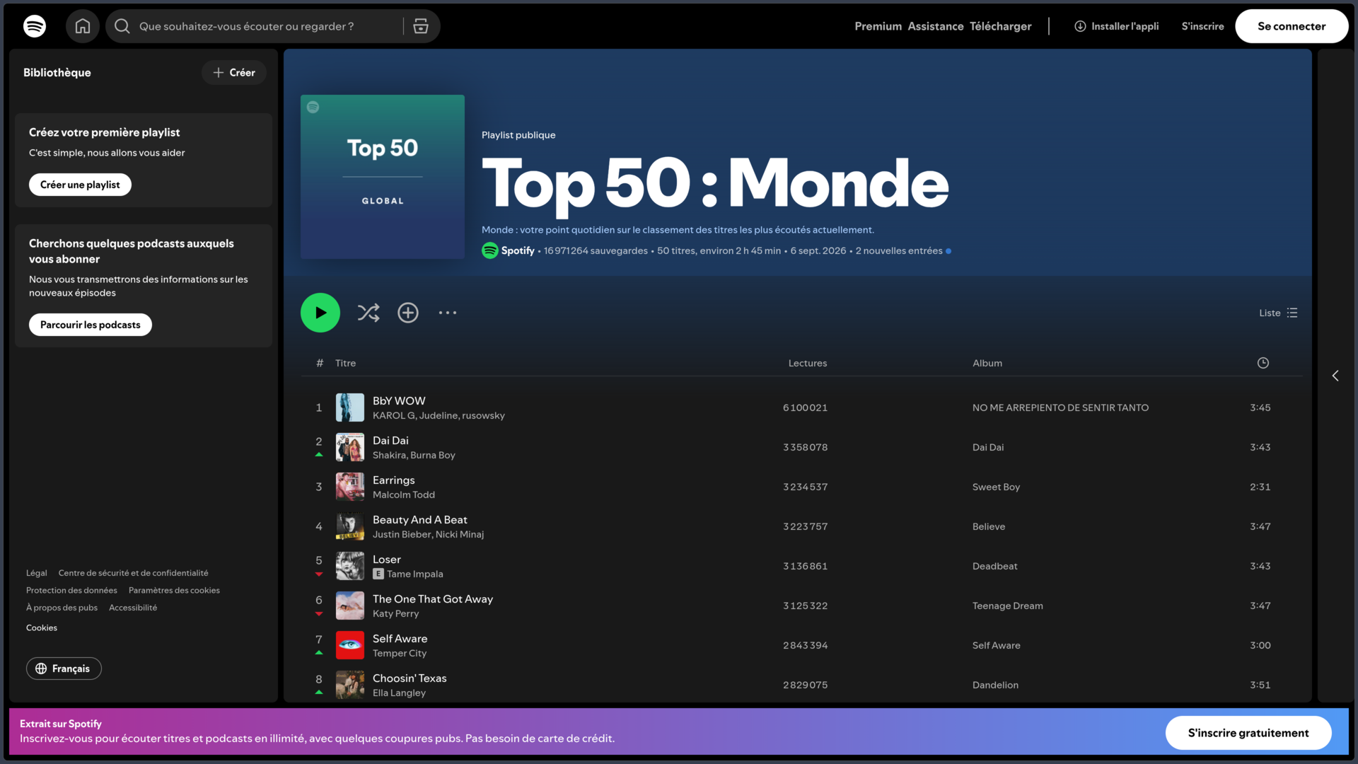 Spotify screenshot