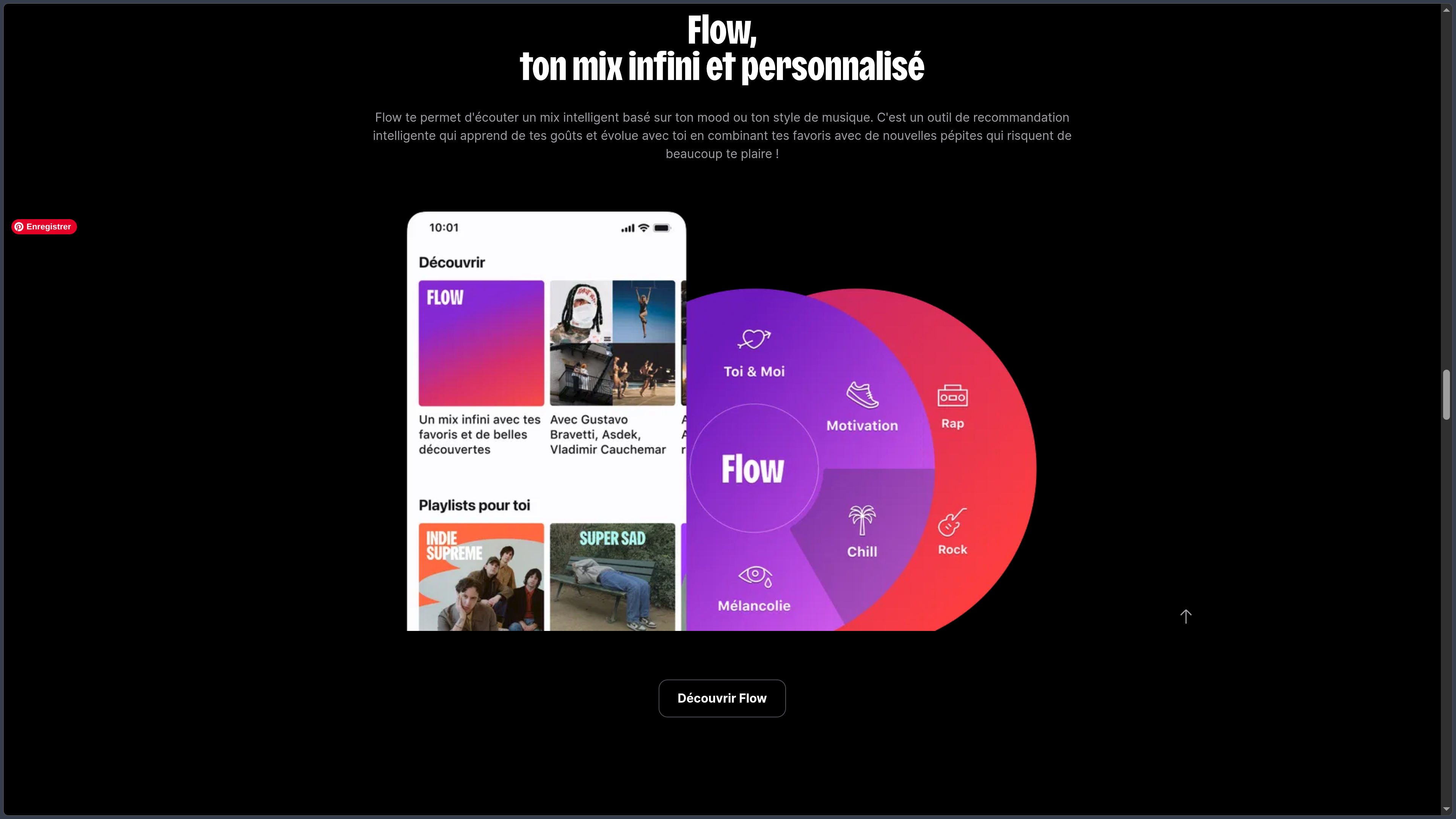 Deezer screenshot