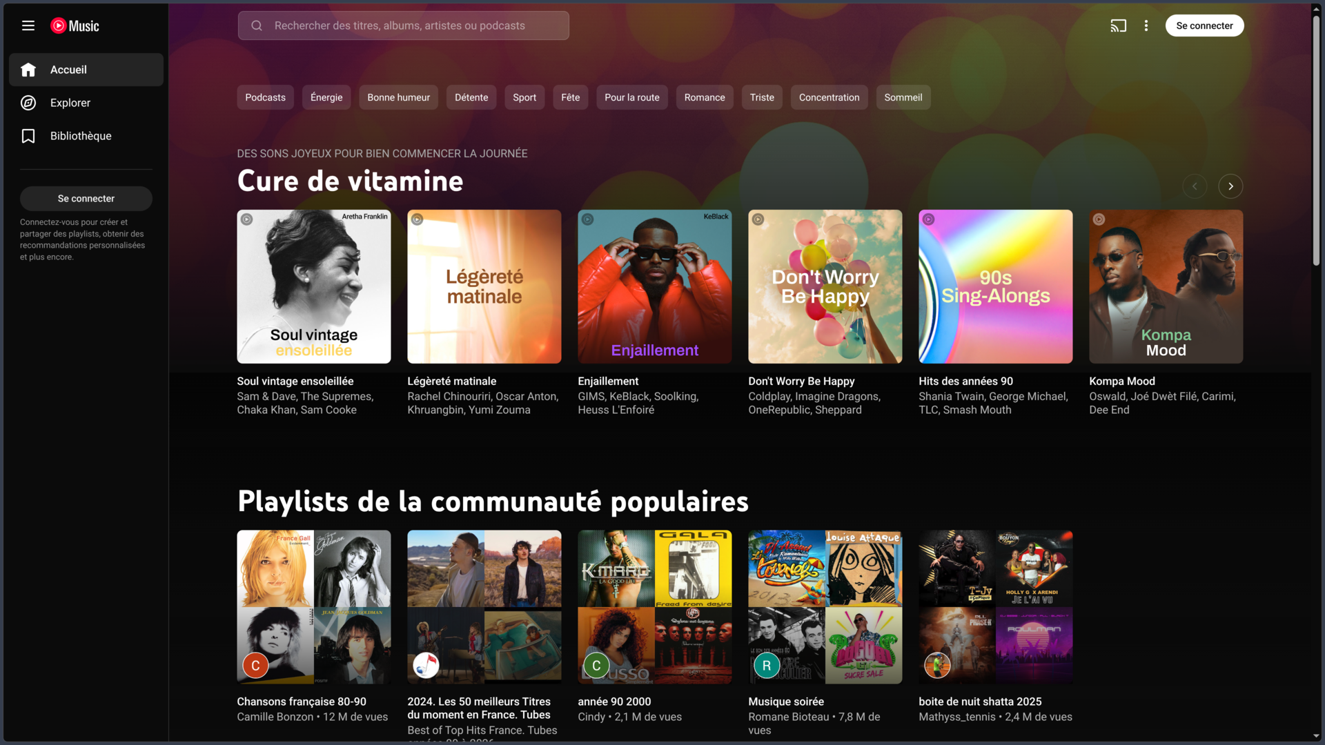 YouTube Music screenshot