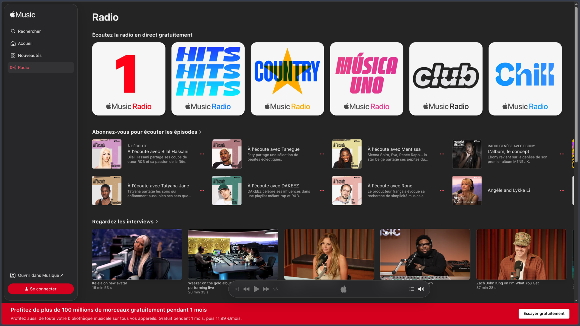 Apple Music screenshot