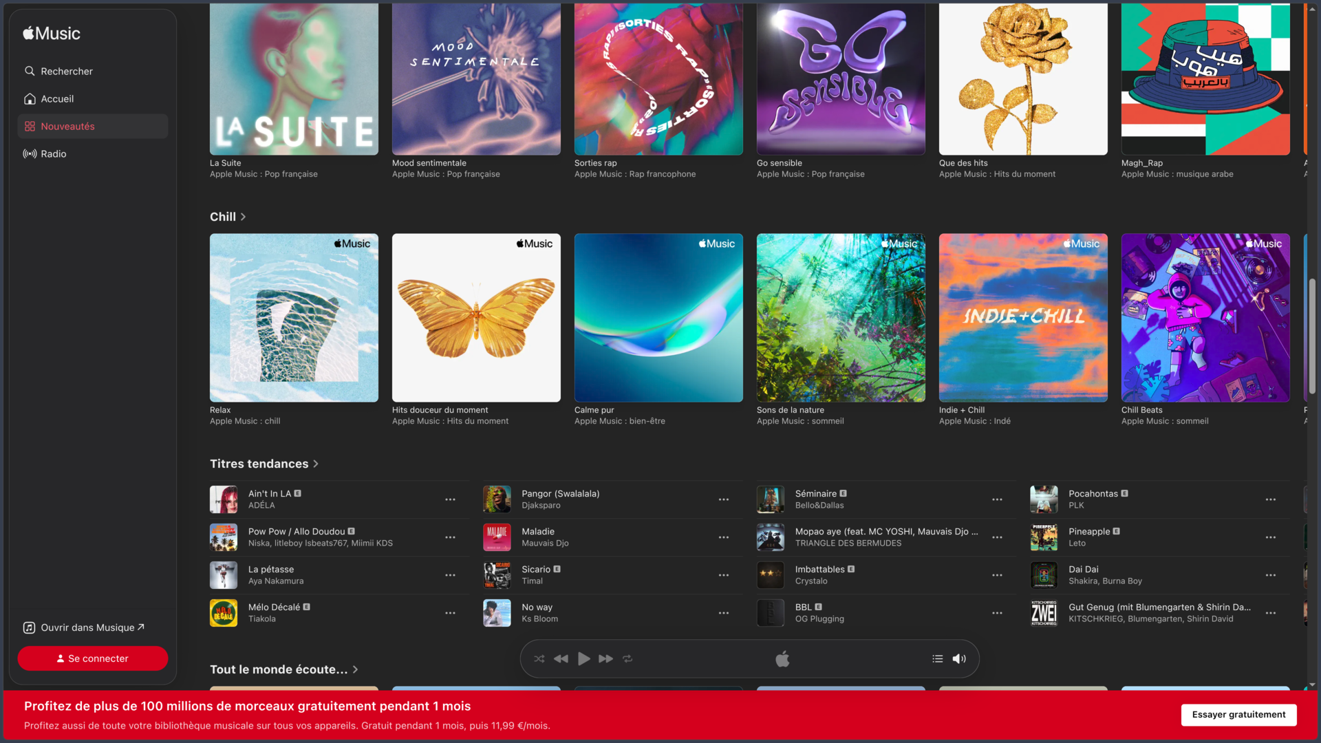Apple Music screenshot