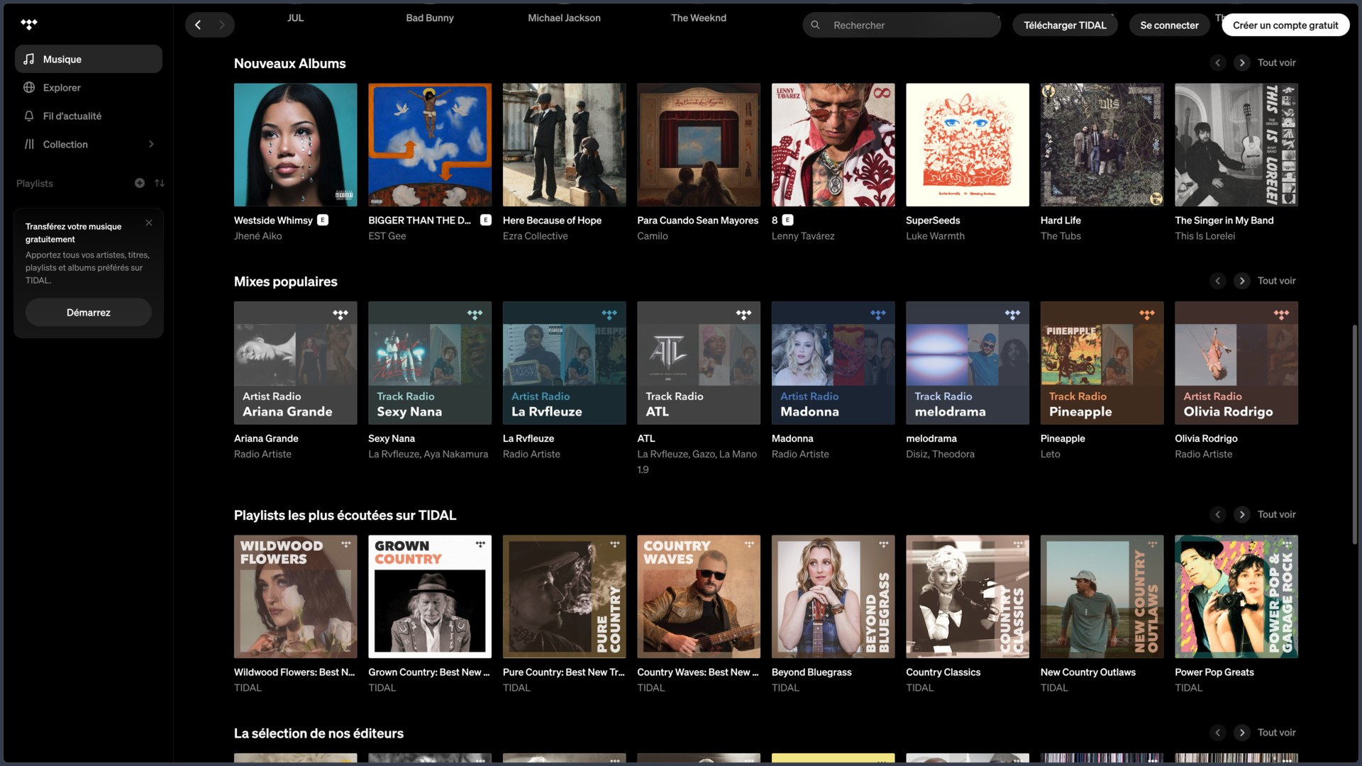 TIDAL screenshot