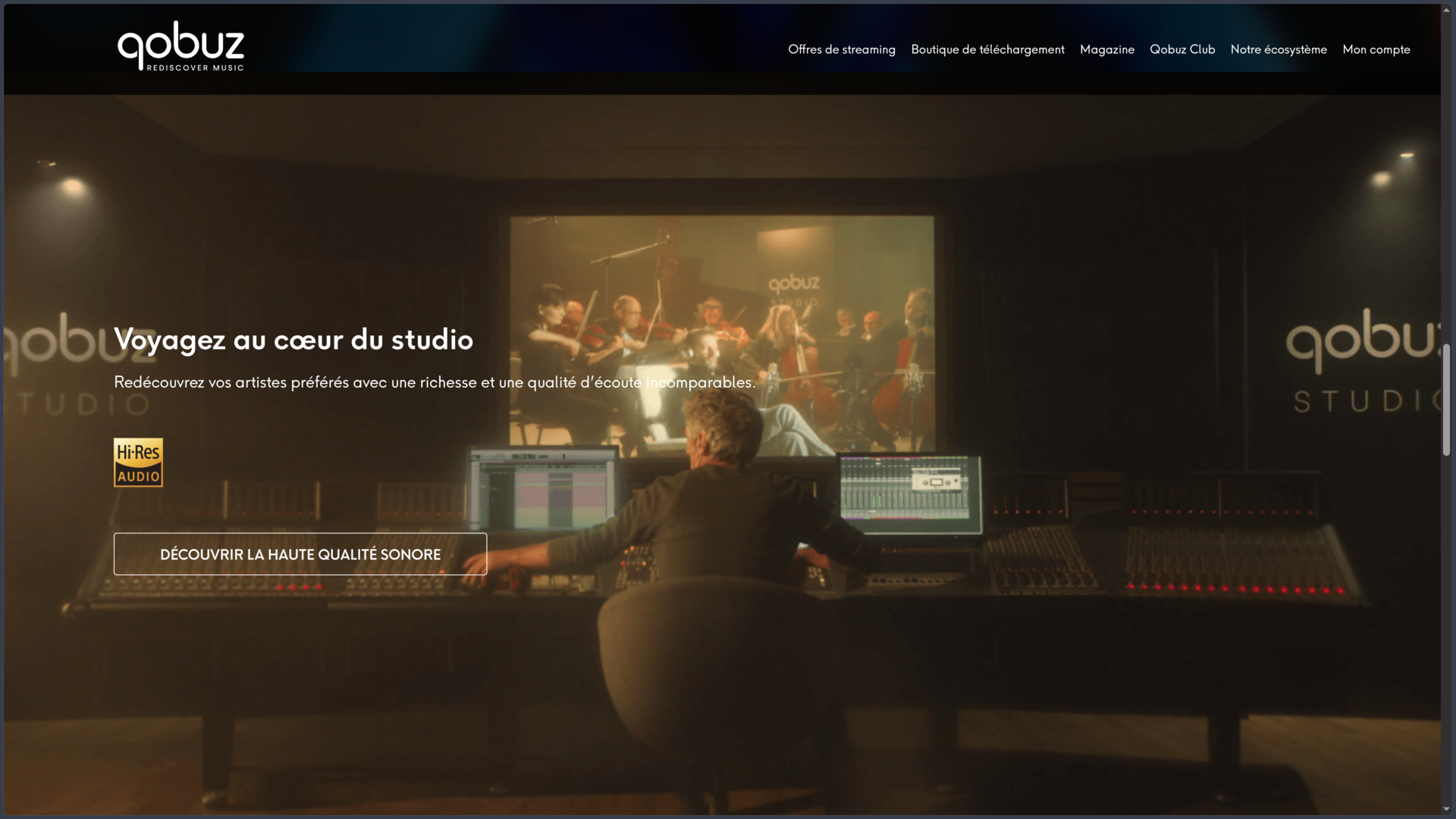 Qobuz screenshot