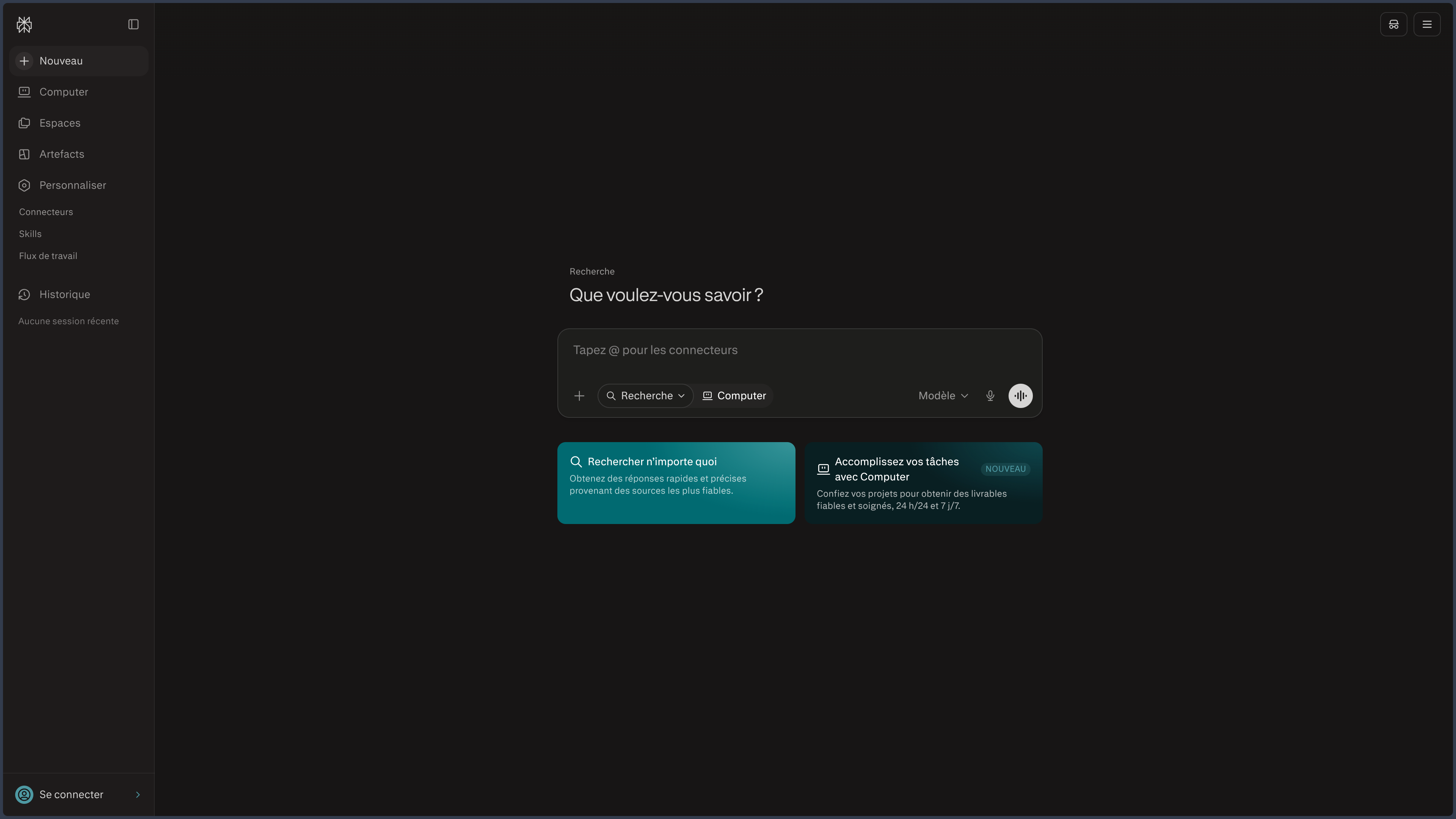 Perplexity screenshot