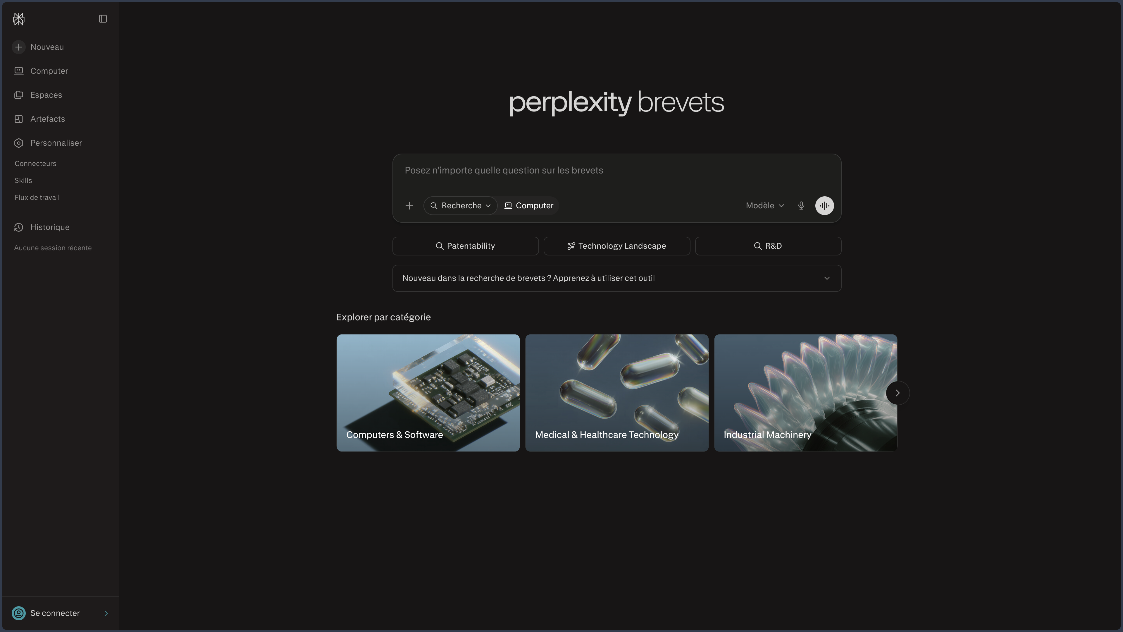 Perplexity screenshot