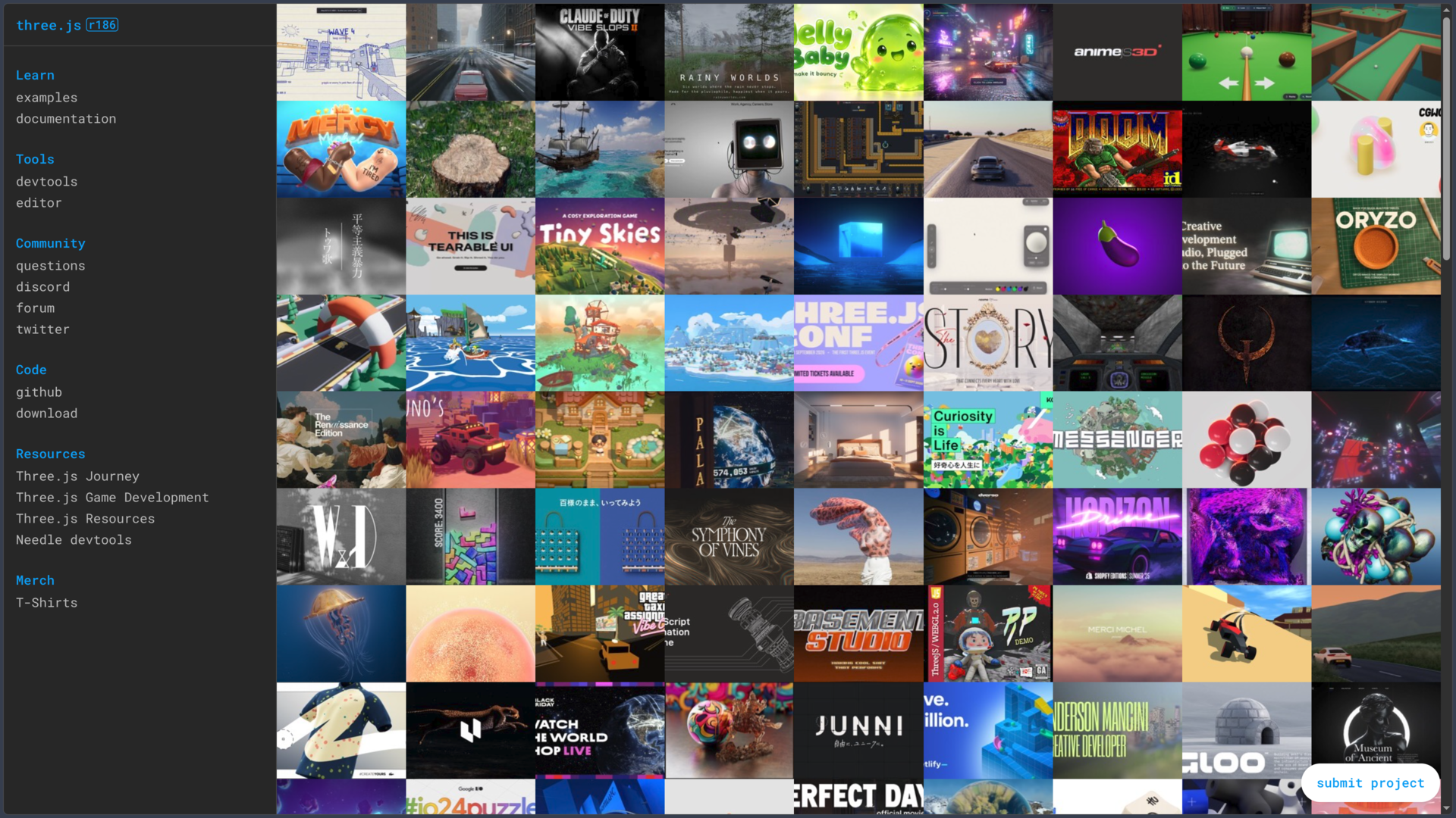 Three.js screenshot