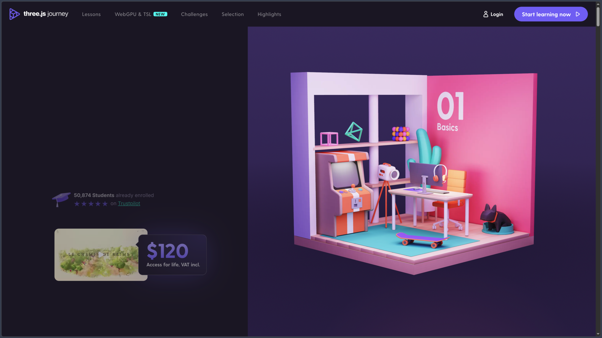Three.js screenshot