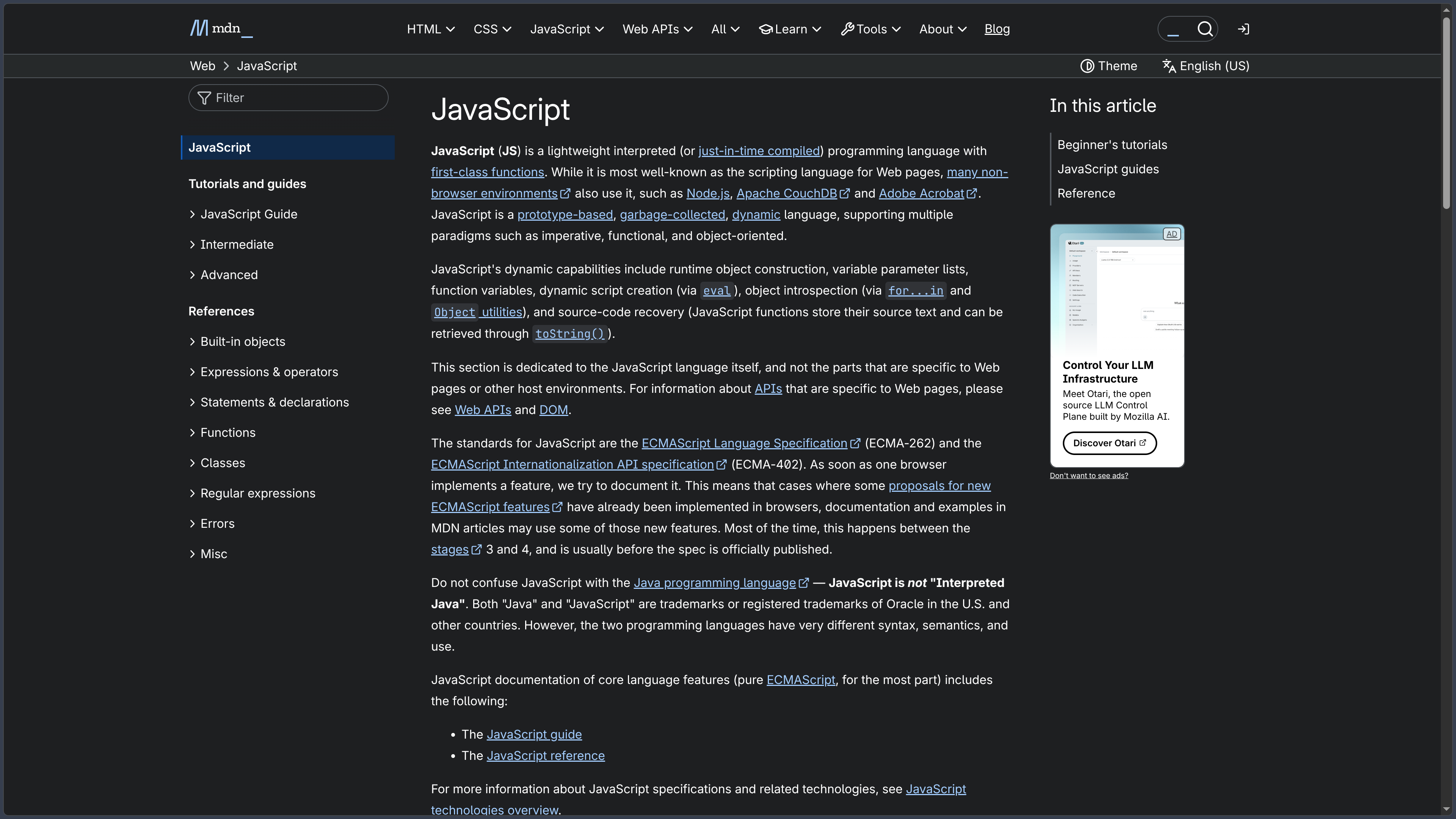JavaScript screenshot