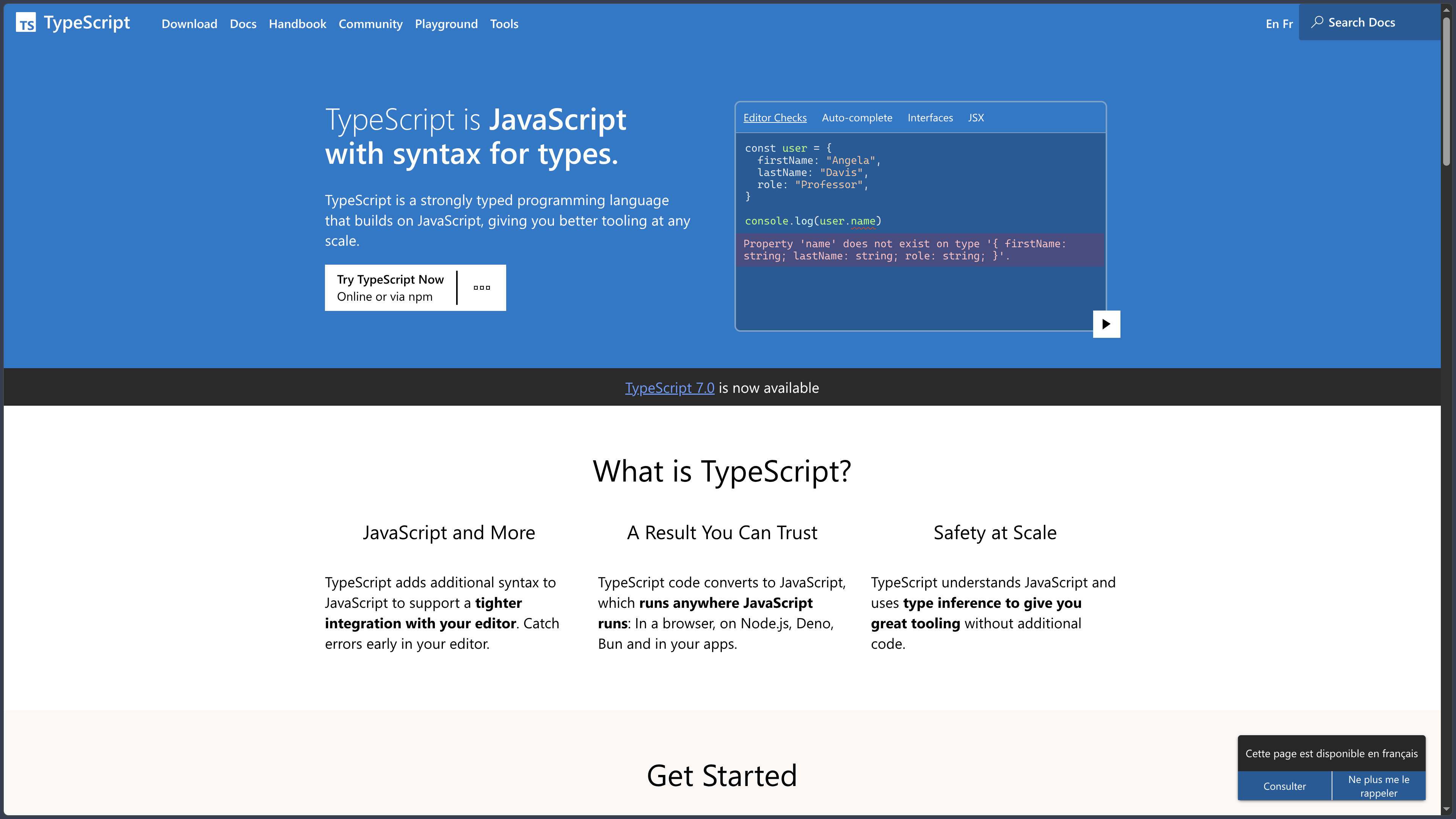 TypeScript screenshot