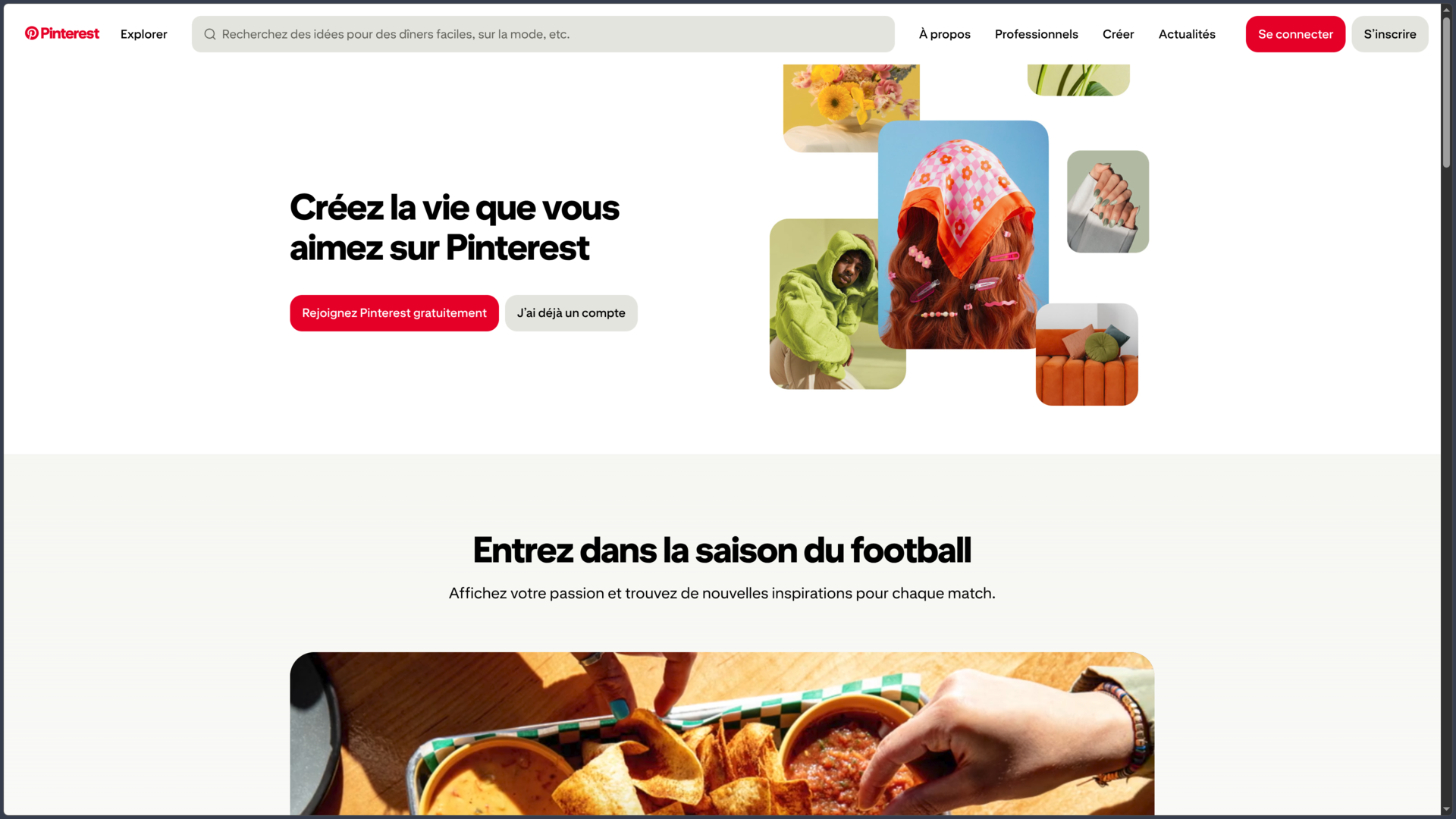 Pinterest screenshot
