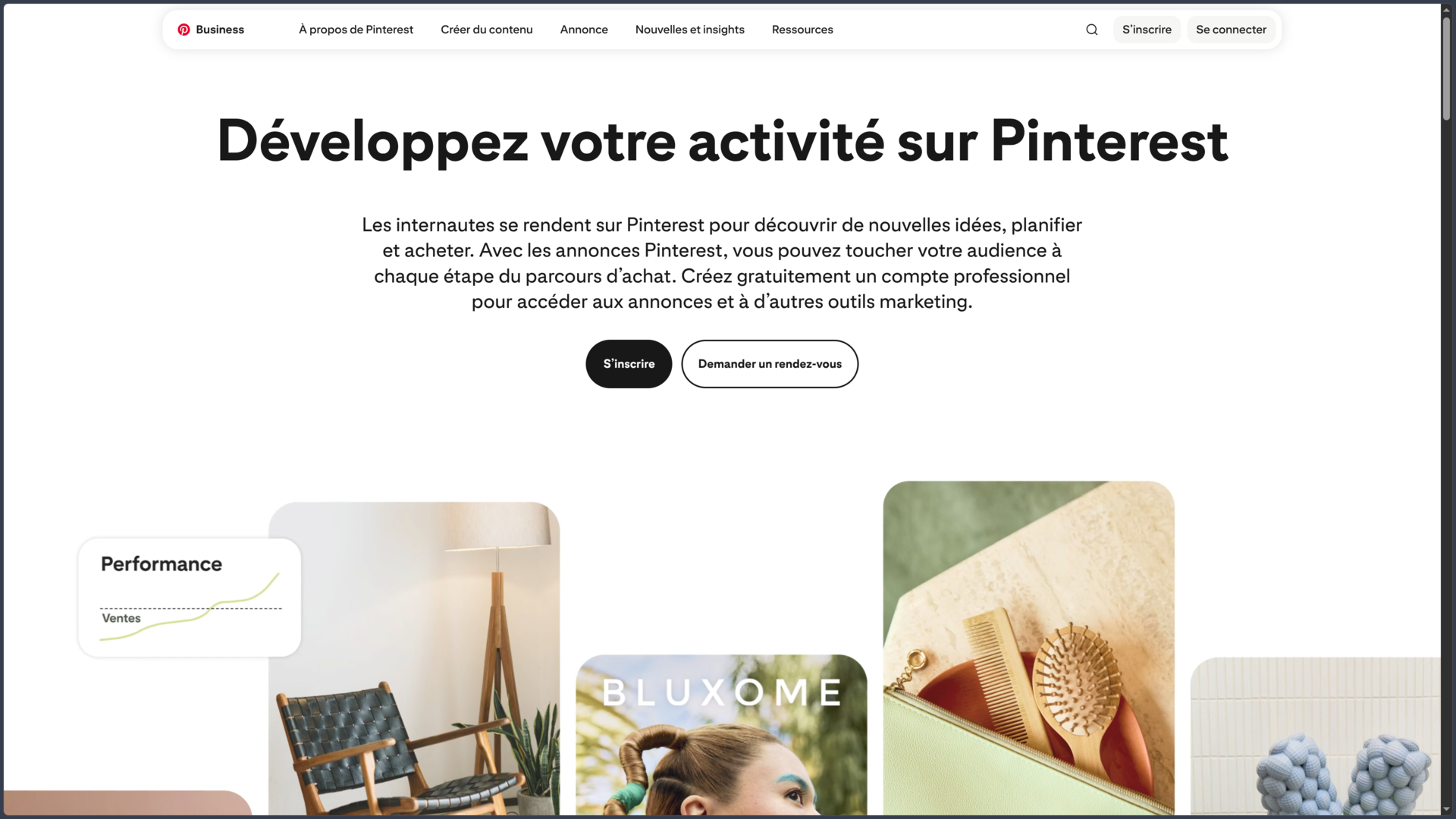 Pinterest screenshot