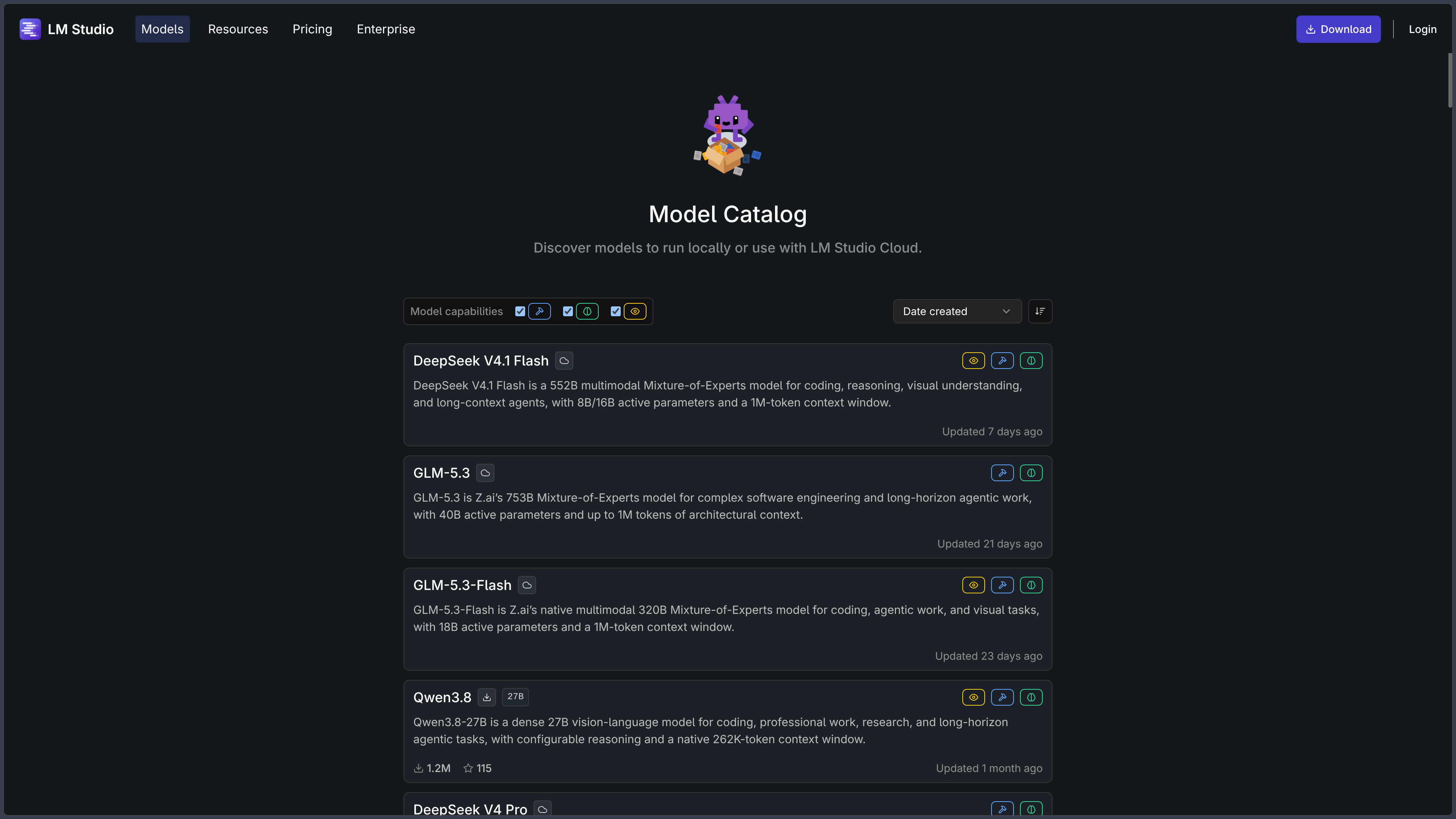 LM Studio screenshot