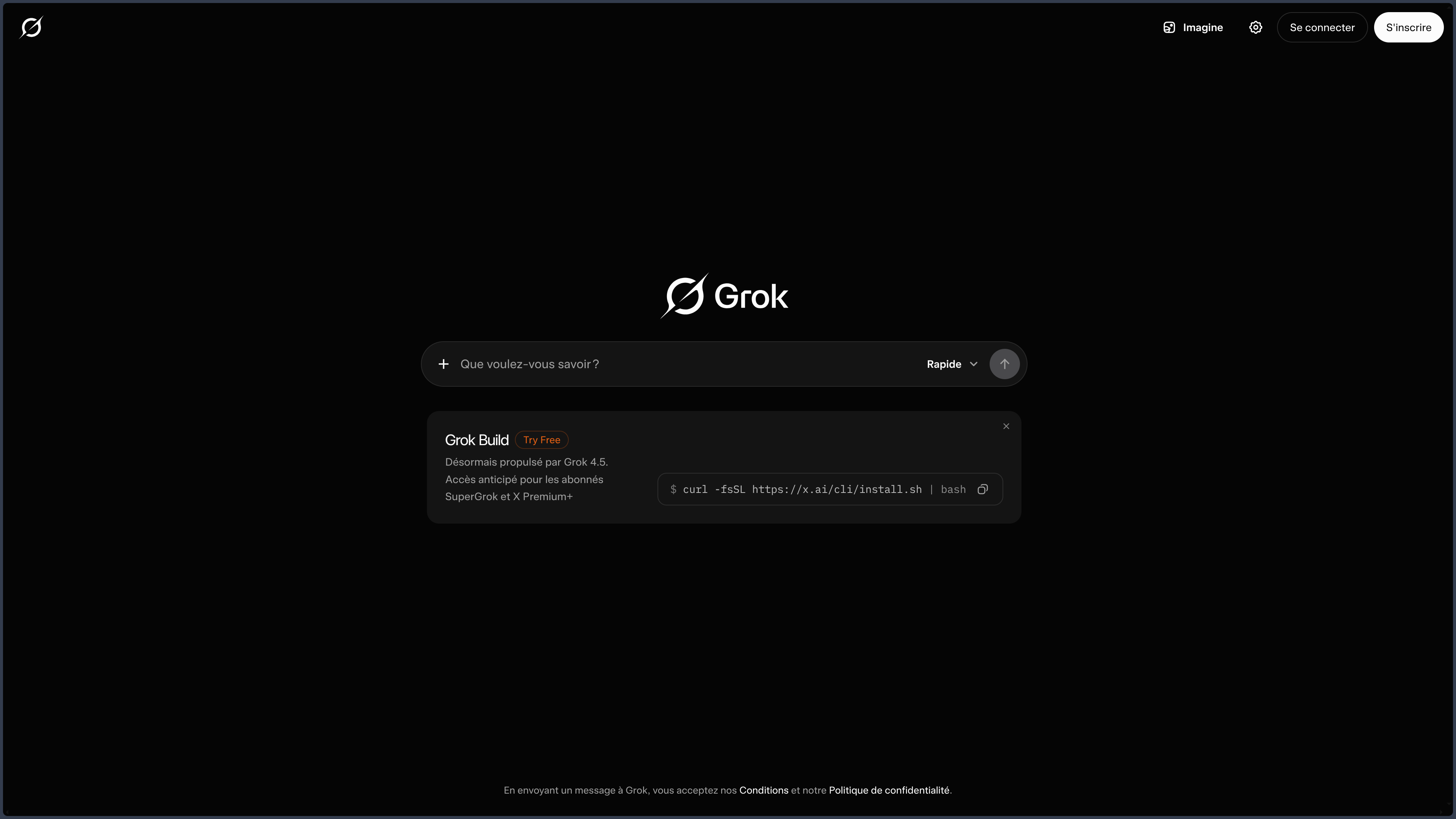 Grok screenshot